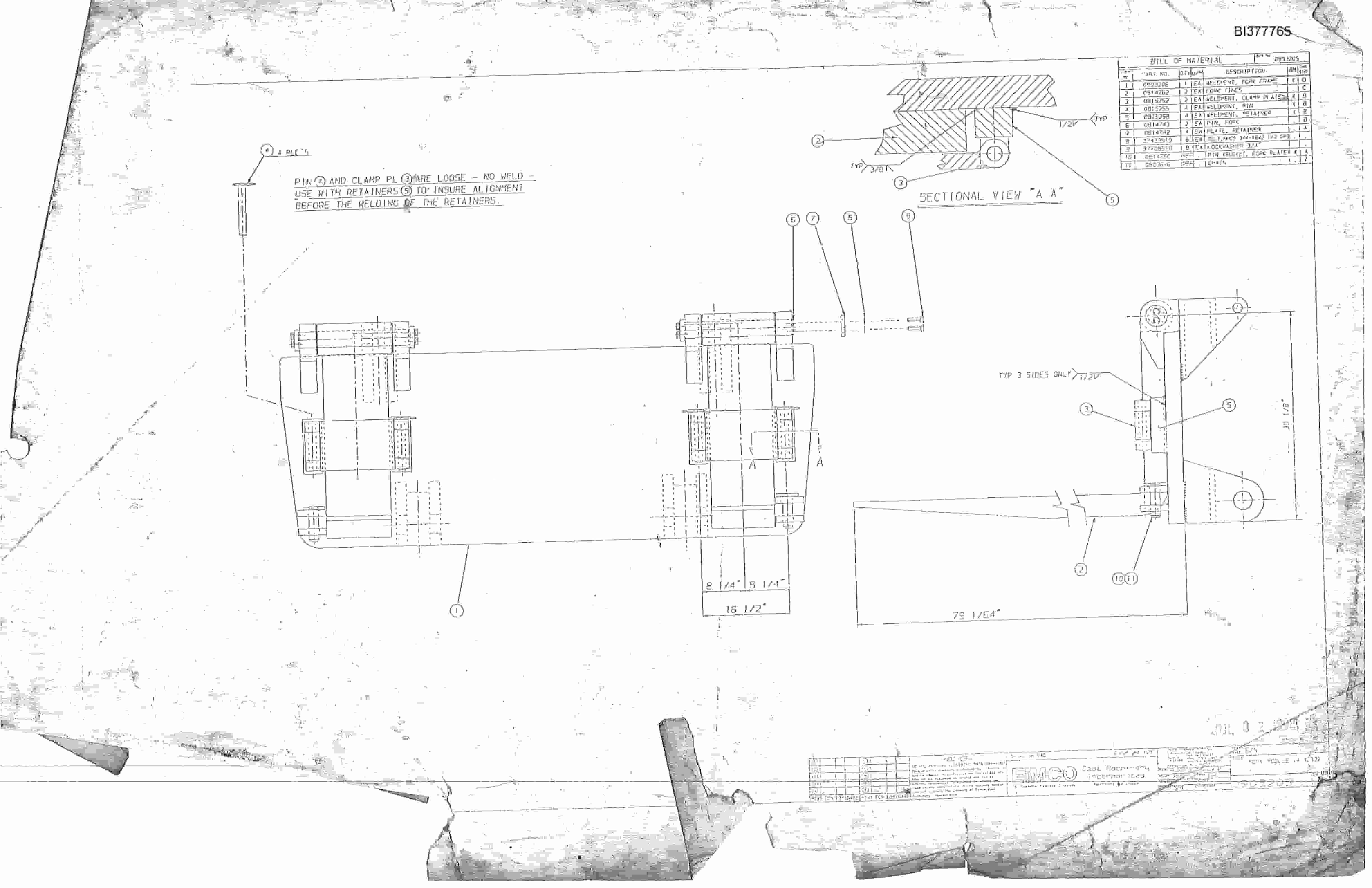 Bucyrus 936-M2 Scoop Technical Manual BI377765-4