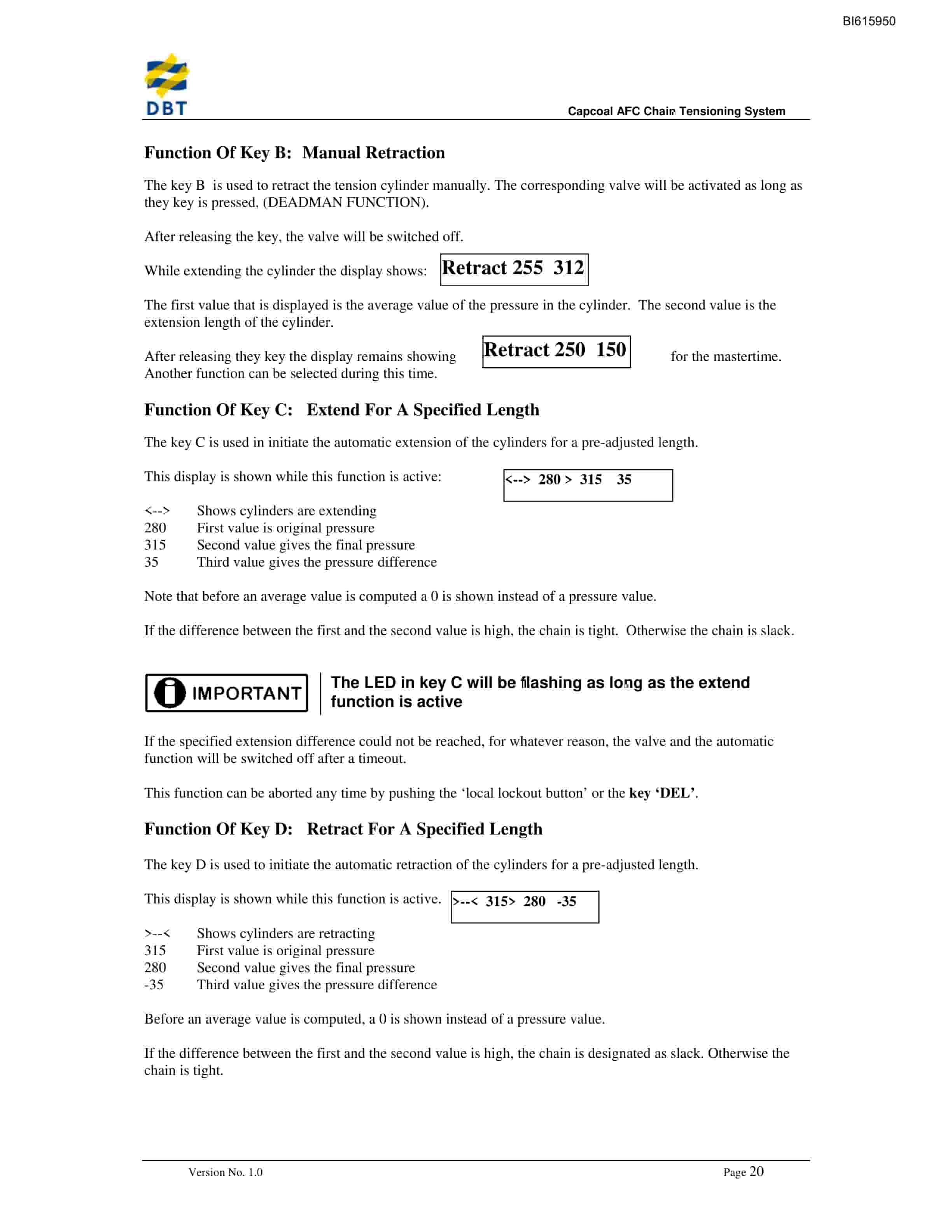Bucyrus AFC Chain Technical Manual BI615950-5