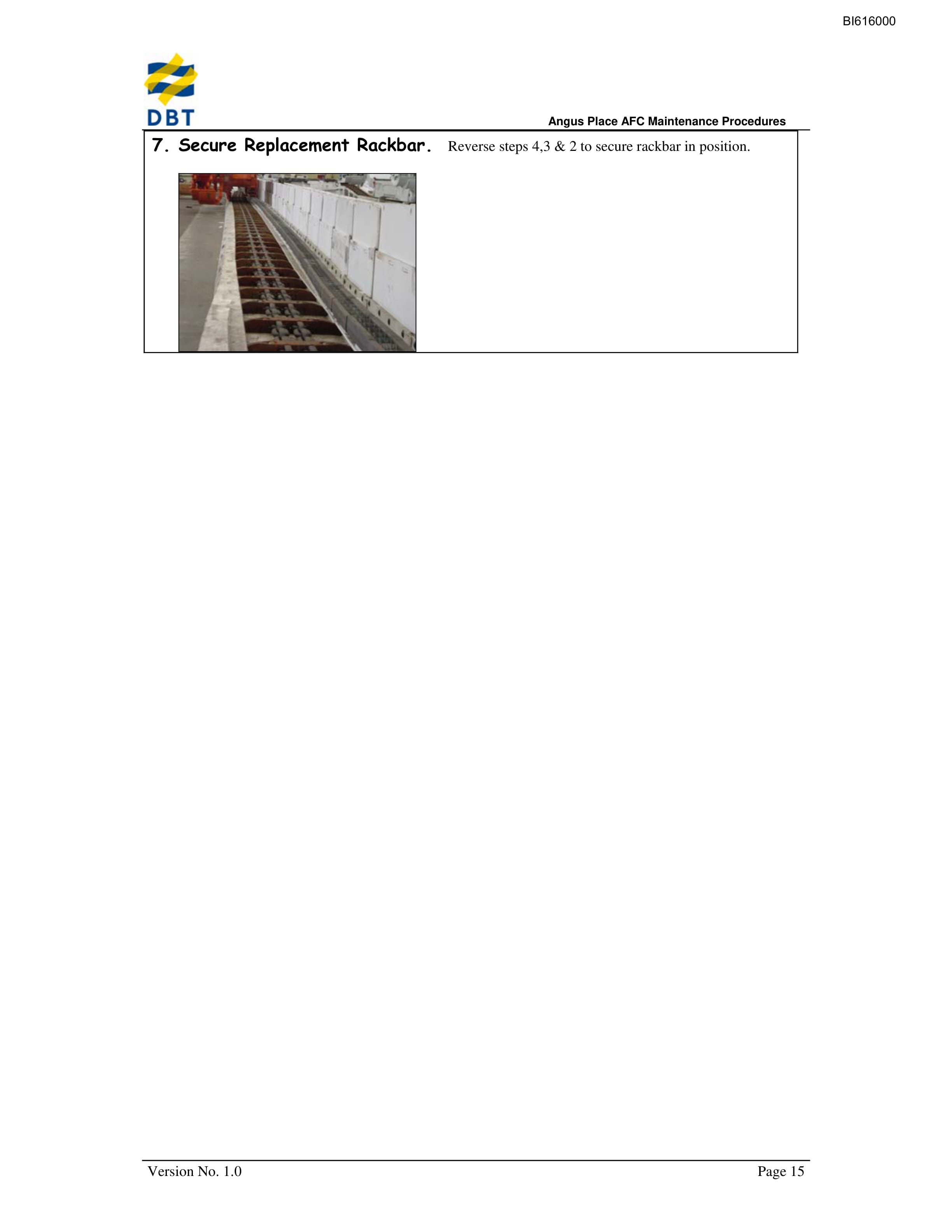 Bucyrus AFC Maintenance Procedures Technical Manual BI616000-4