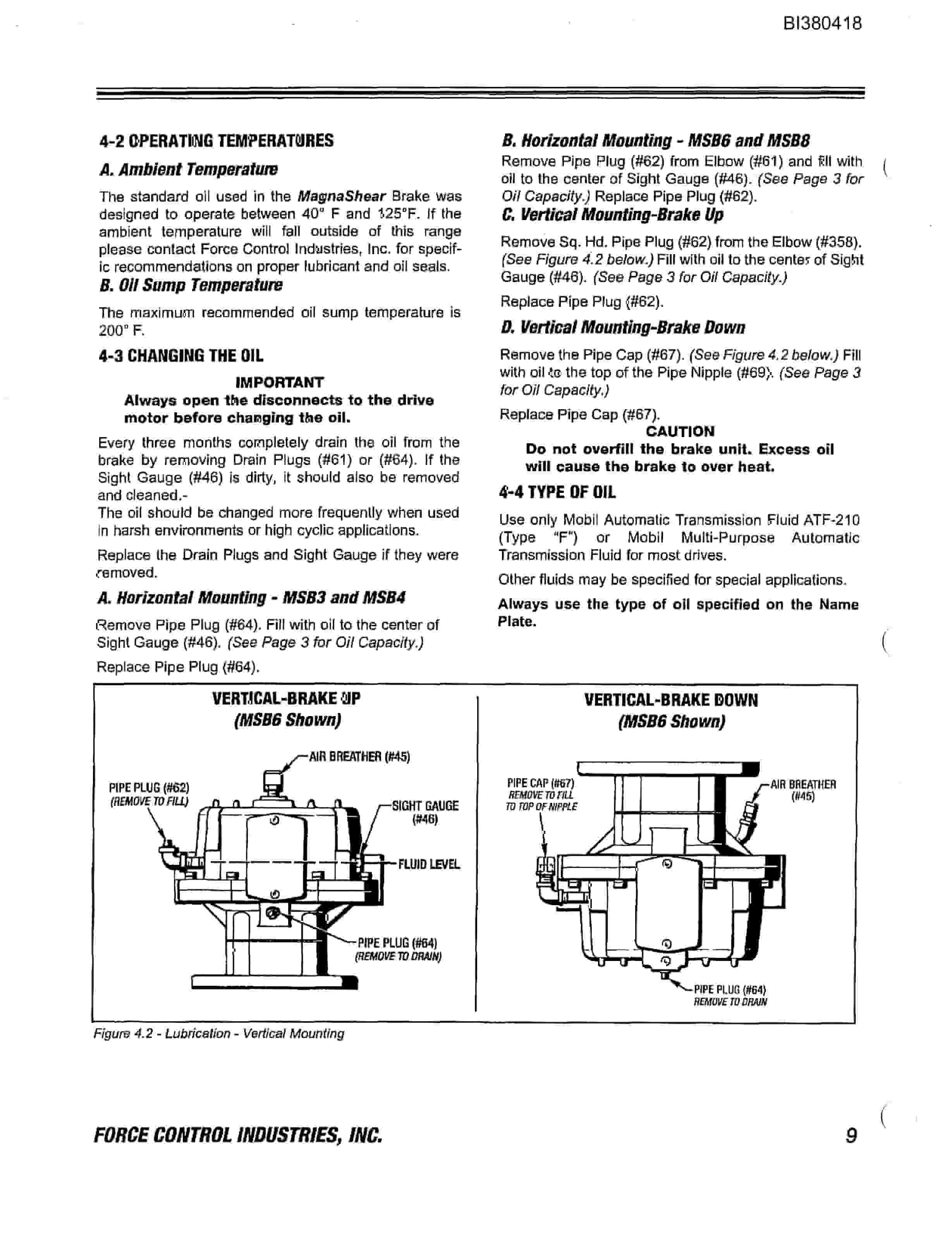 Bucyrus Appalachian Mine Sales Parts Catalog BI380418-3