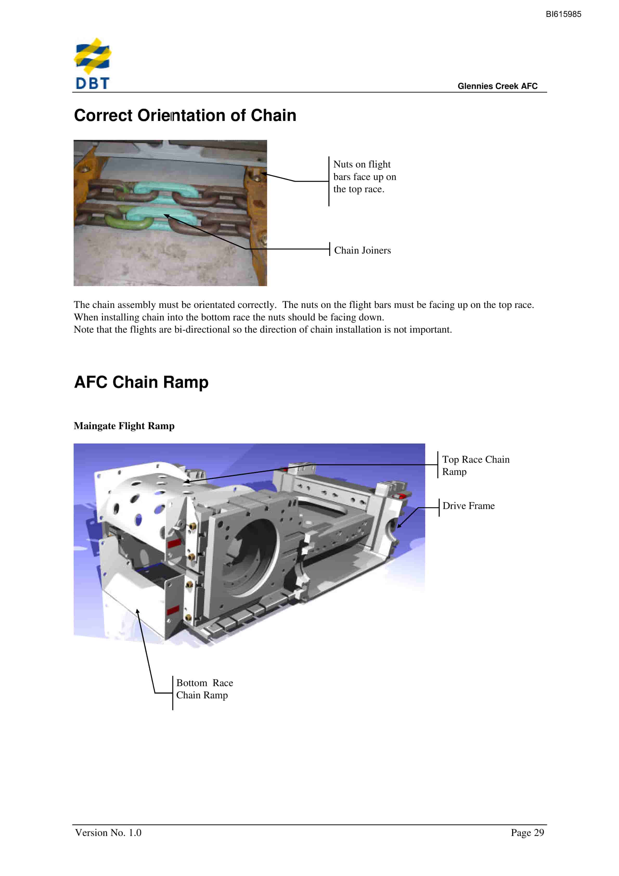 Bucyrus Armoured Face Conveyor Technical Manual BI615985-4