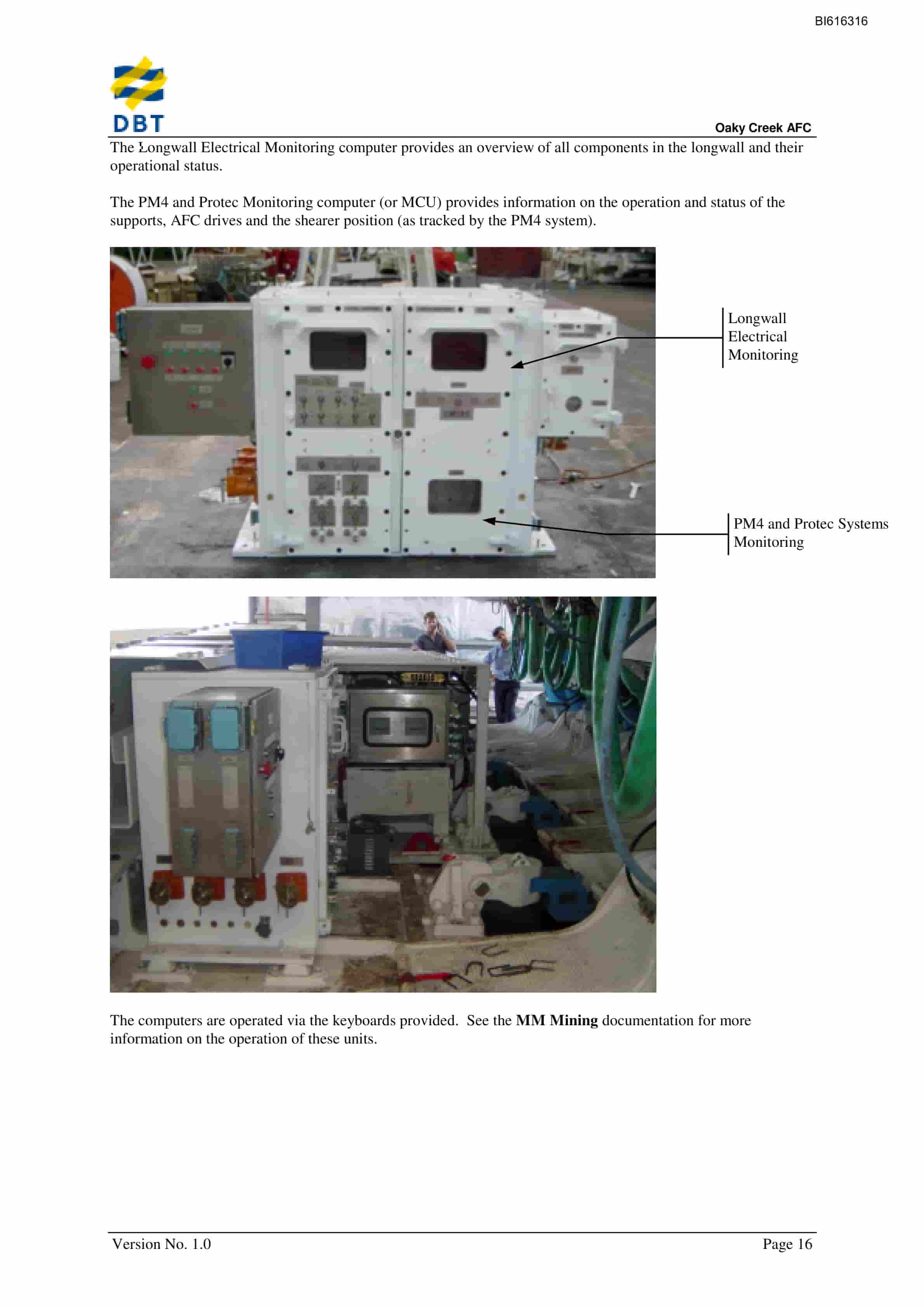 Bucyrus Armoured Face Conveyor Technical Manual BI616316-2