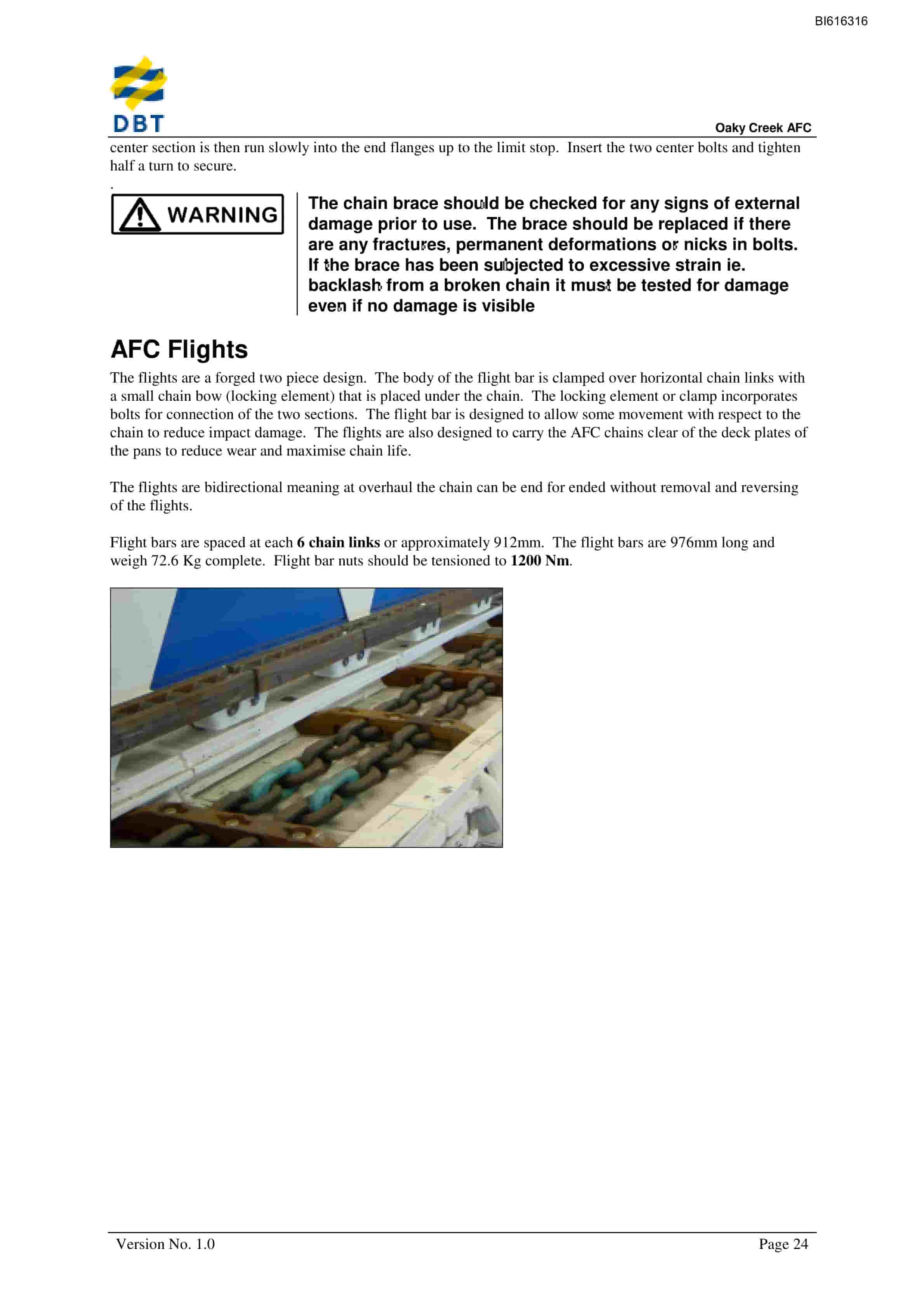 Bucyrus Armoured Face Conveyor Technical Manual BI616316-4