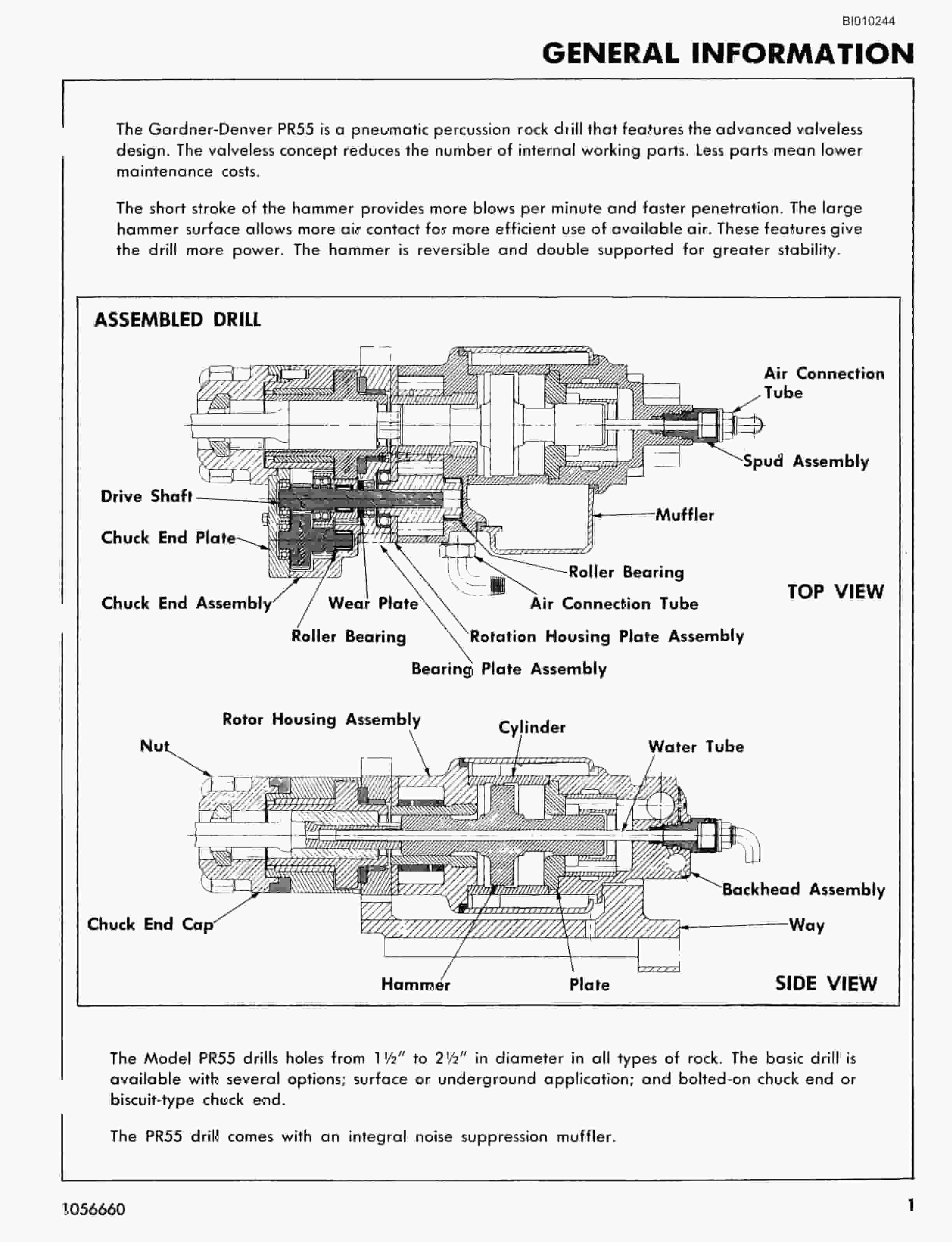 Bucyrus ATD3800 Air-Trac Parts Catalog BI010244-3