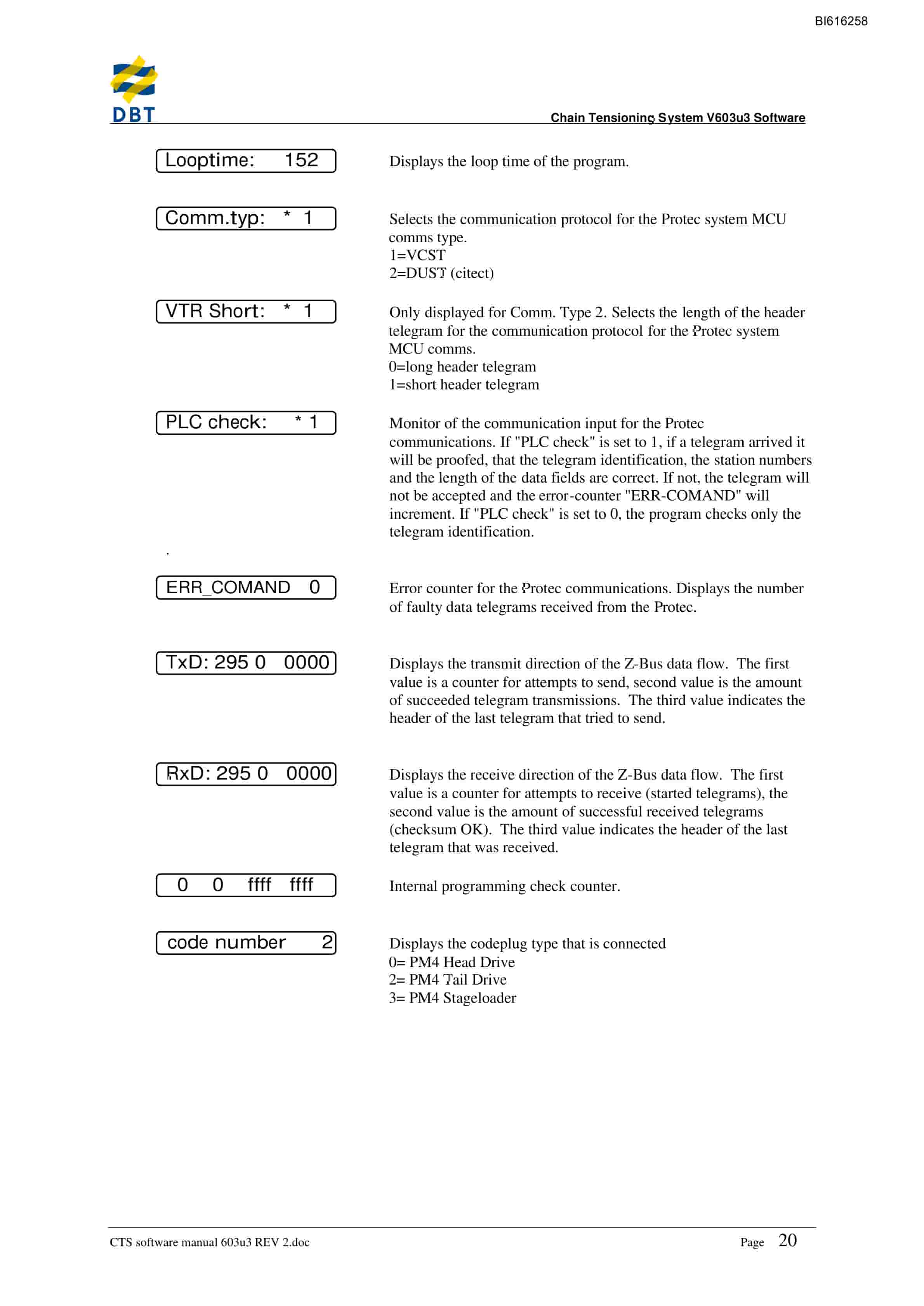 Bucyrus Automatic Chain Tensioning Program V6.03u3 Technical Manual BI616258-2