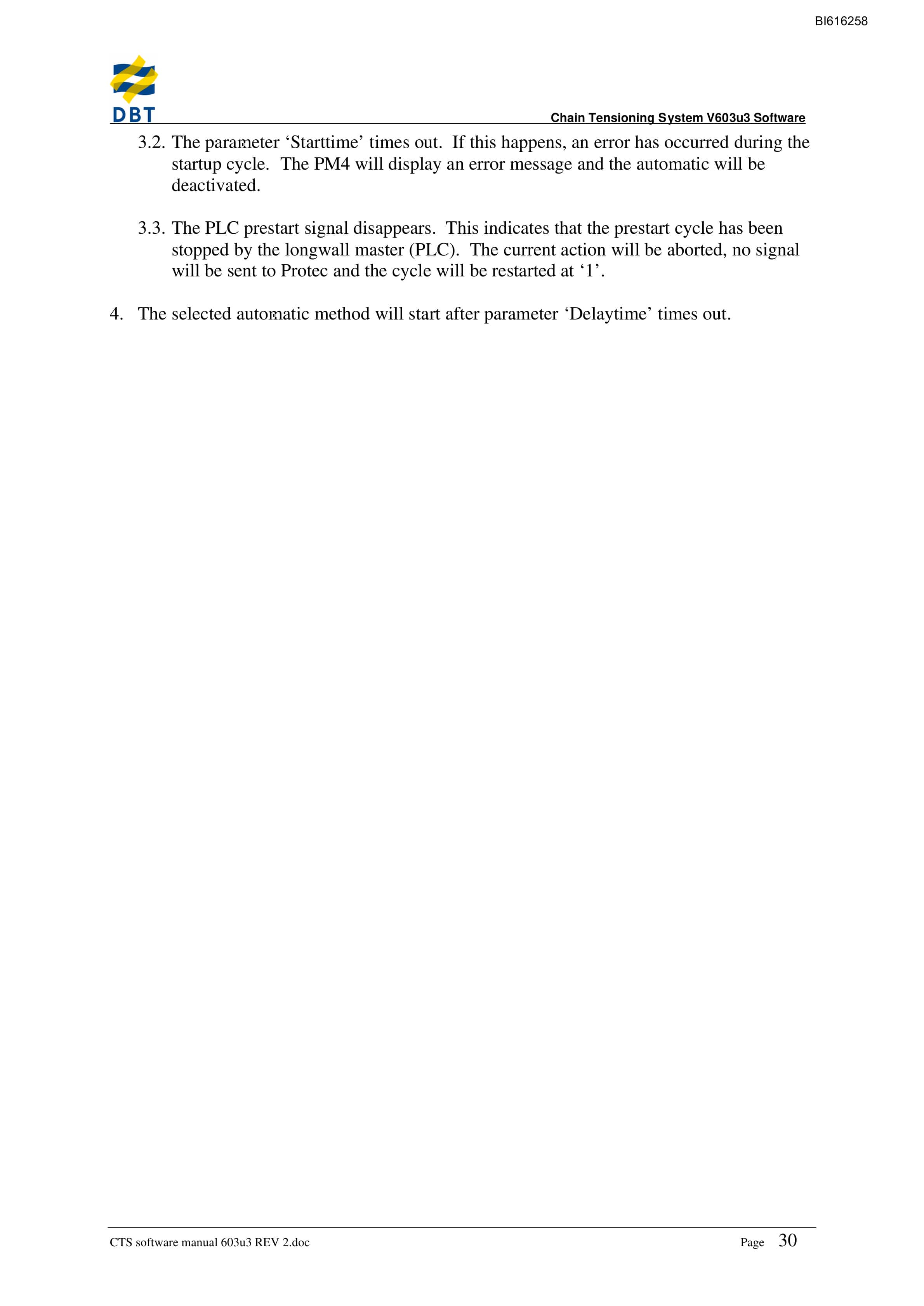 Bucyrus Automatic Chain Tensioning Program V6.03u3 Technical Manual BI616258-4