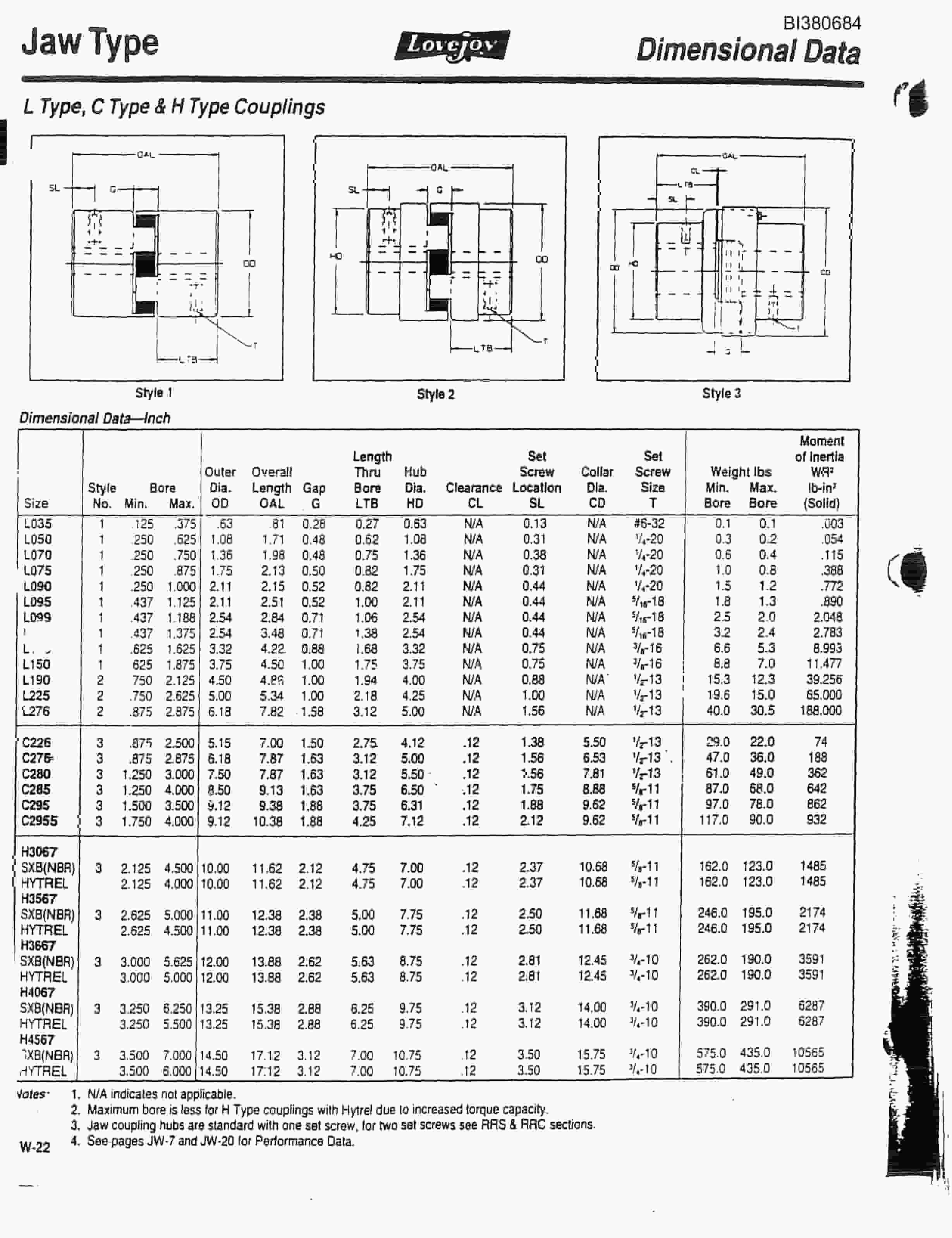 Bucyrus Bell County Coal Parts Catalog BI380684-4