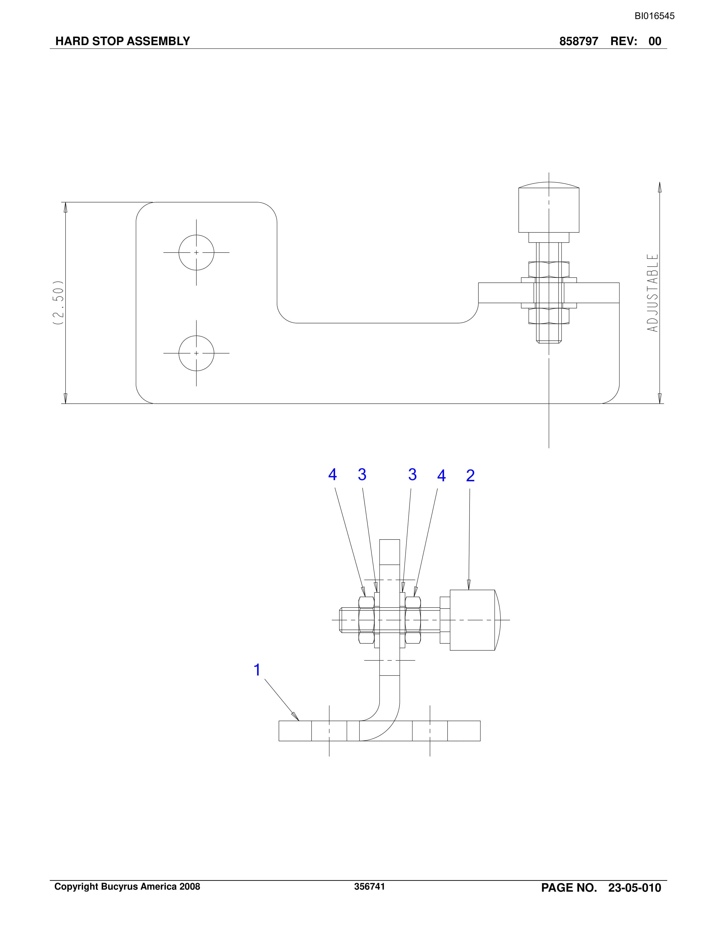 Bucyrus Belt System Parts Catalog BI016545-4