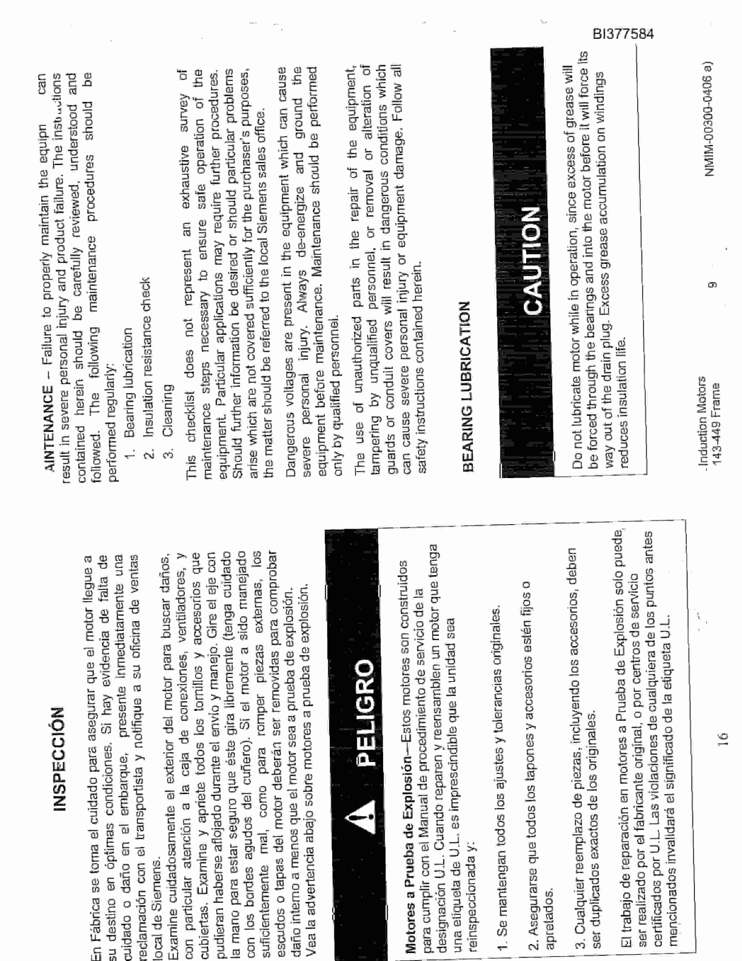 Bucyrus Belt System Parts Catalog BI377584-4