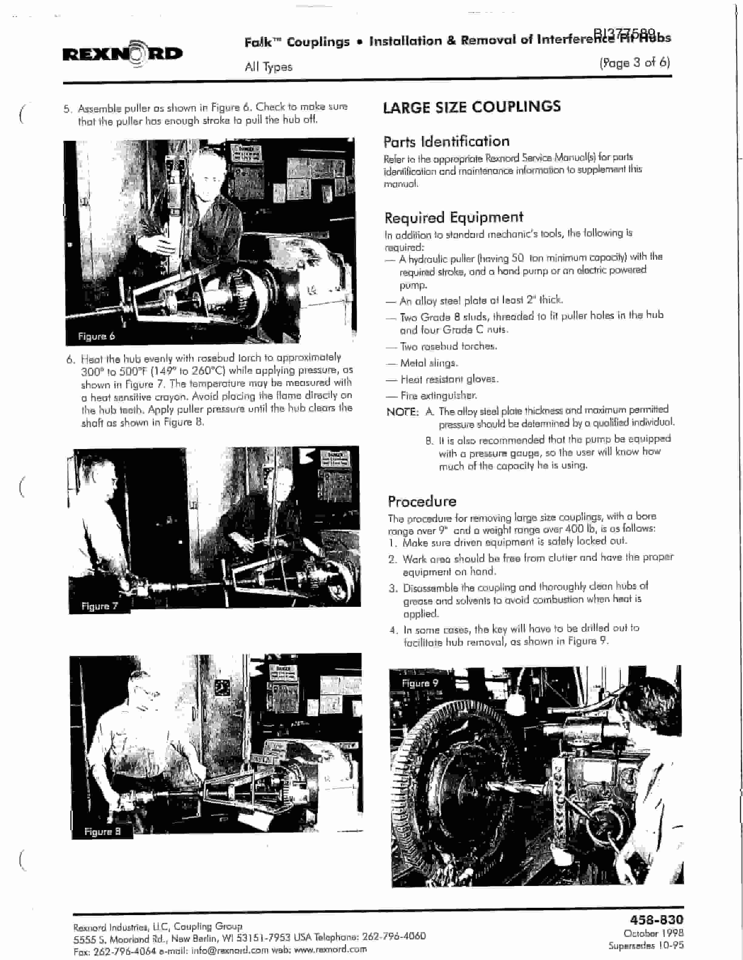 Bucyrus Belt System Parts Catalog BI377589-5