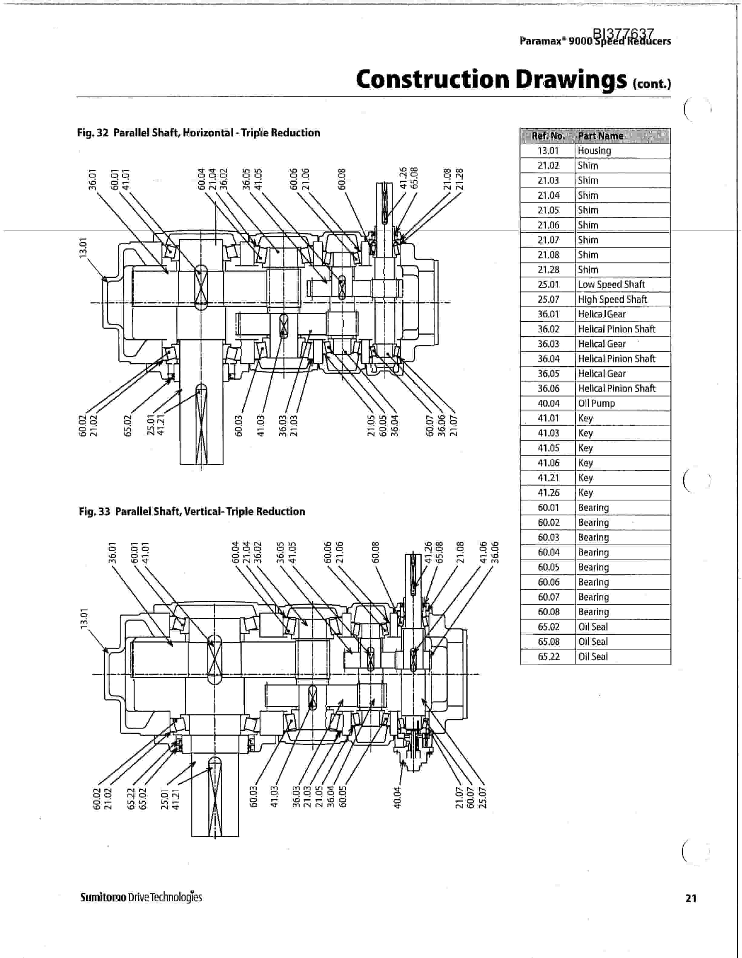 Bucyrus Belt System Parts Catalog BI377637-4