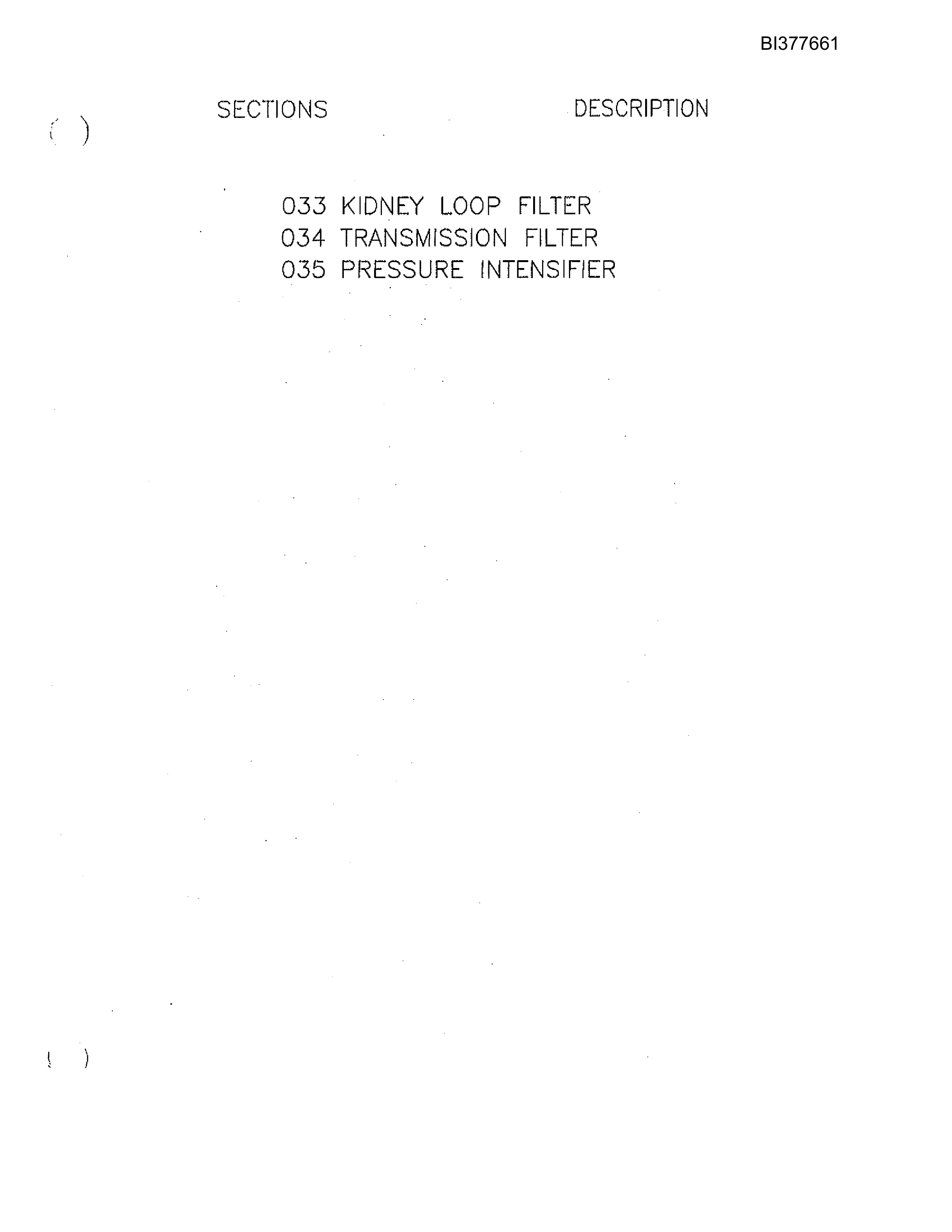 Bucyrus Belt System Parts Catalog BI377661-4