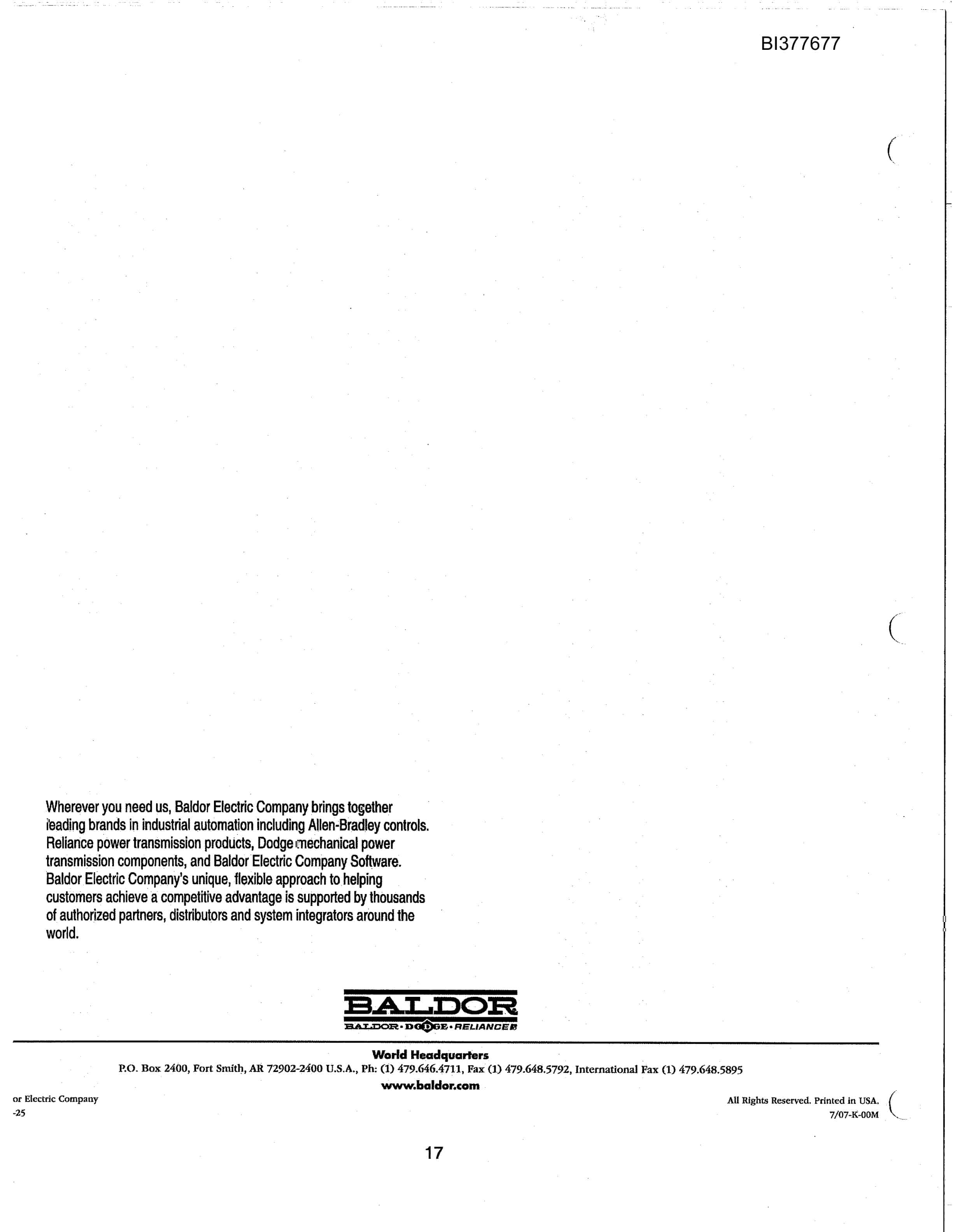 Bucyrus Belt System Parts Catalog BI377677-3
