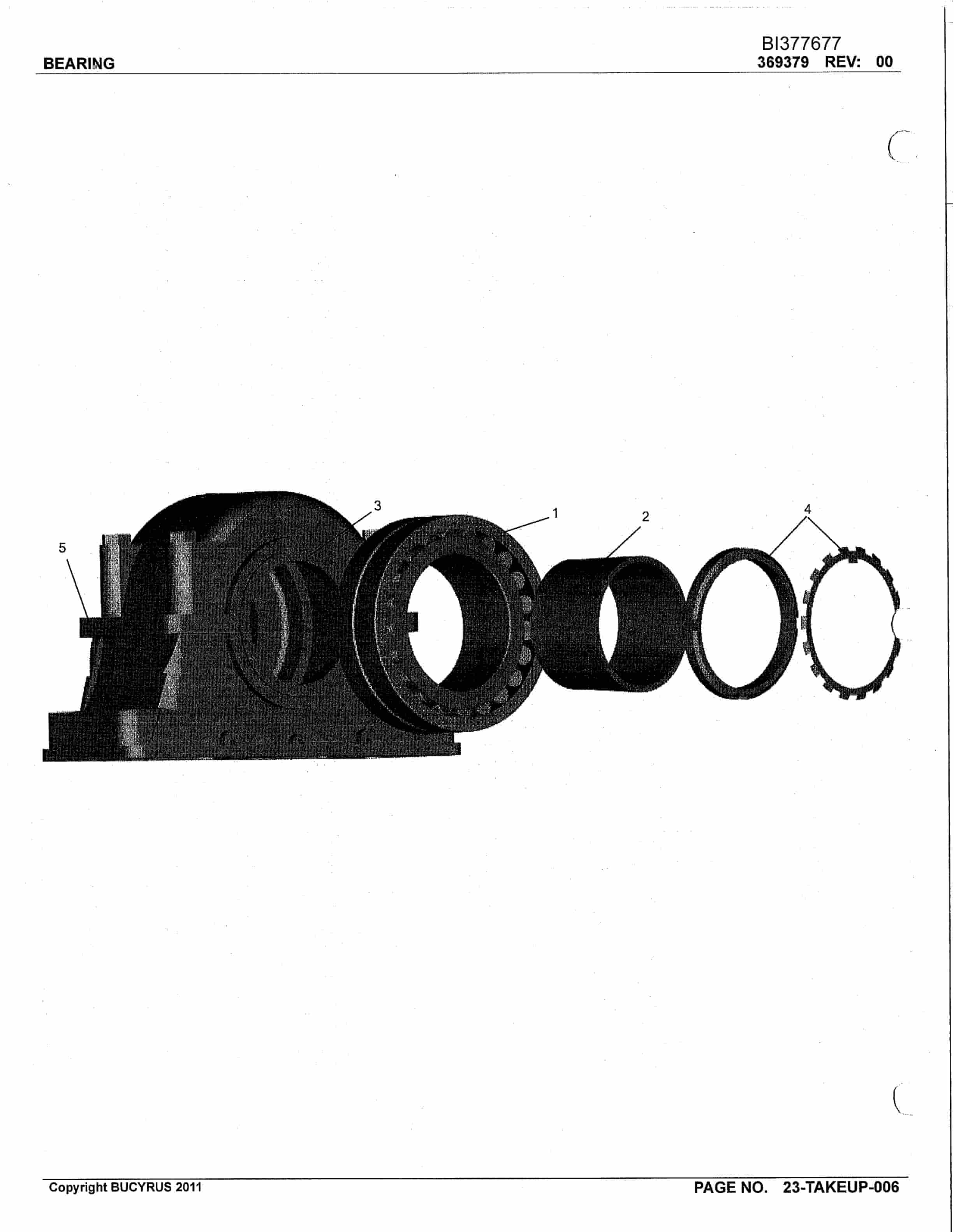 Bucyrus Belt System Parts Catalog BI377677-5