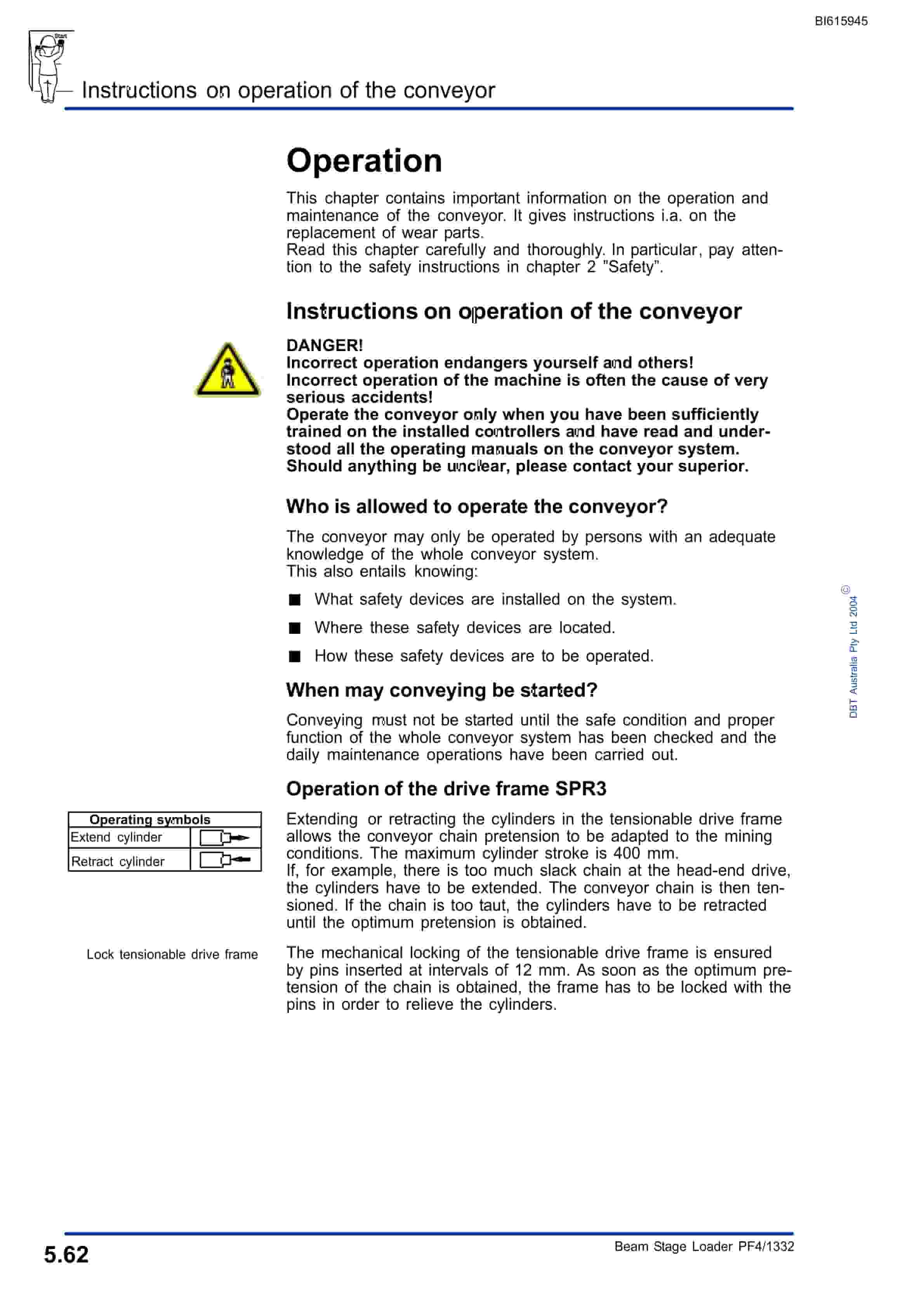 Bucyrus BSL PF4-1332 Angus Place Technical Manual BI615945-4