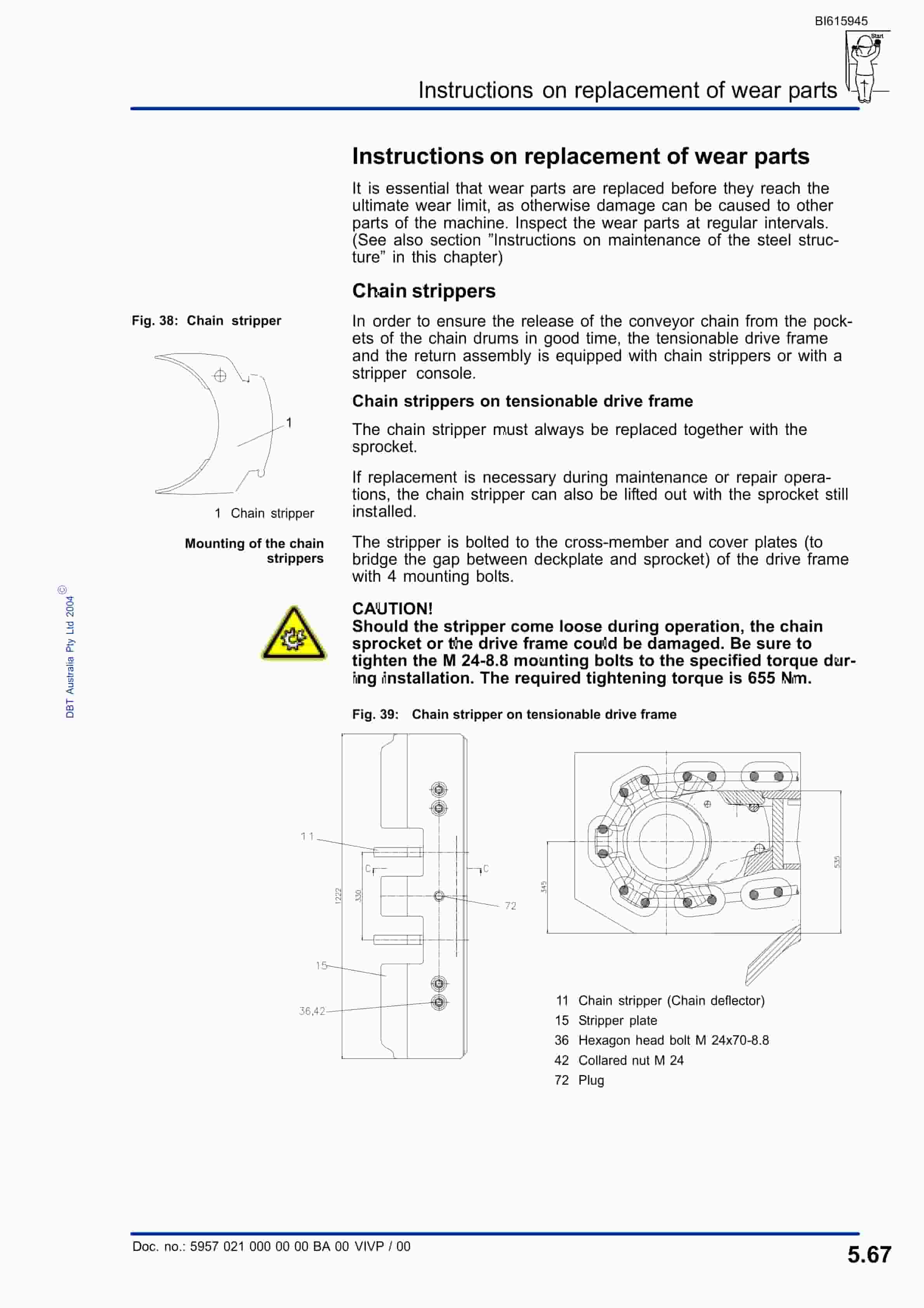 Bucyrus BSL PF4-1332 Angus Place Technical Manual BI615945-5