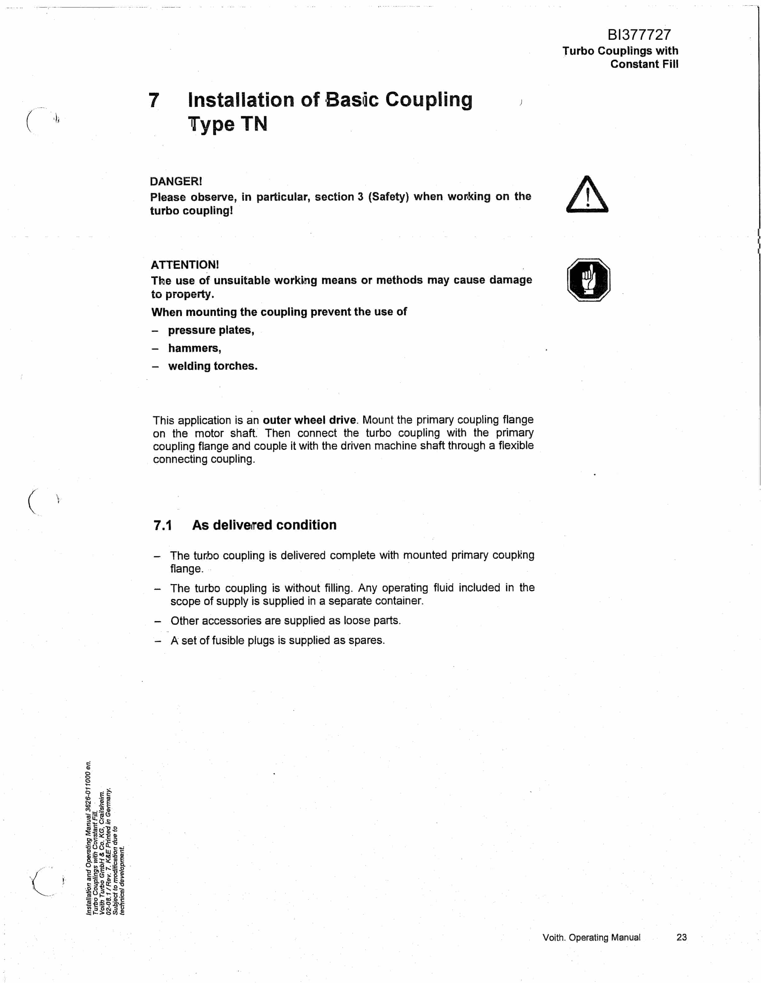 Bucyrus BSL-PF5 Parts Catalog BI377727-4