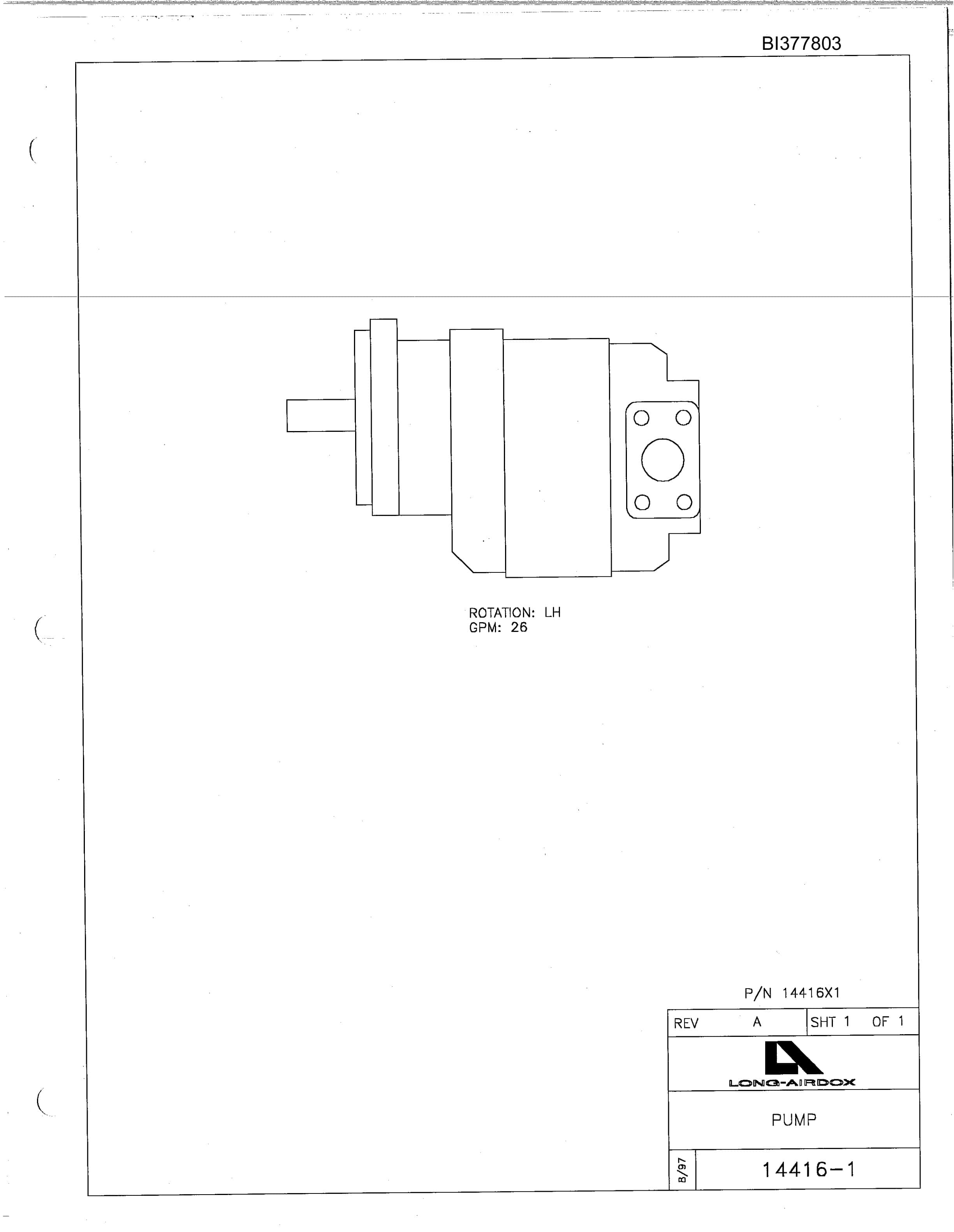 Bucyrus BT-1 Parts Catalog BI377803-3