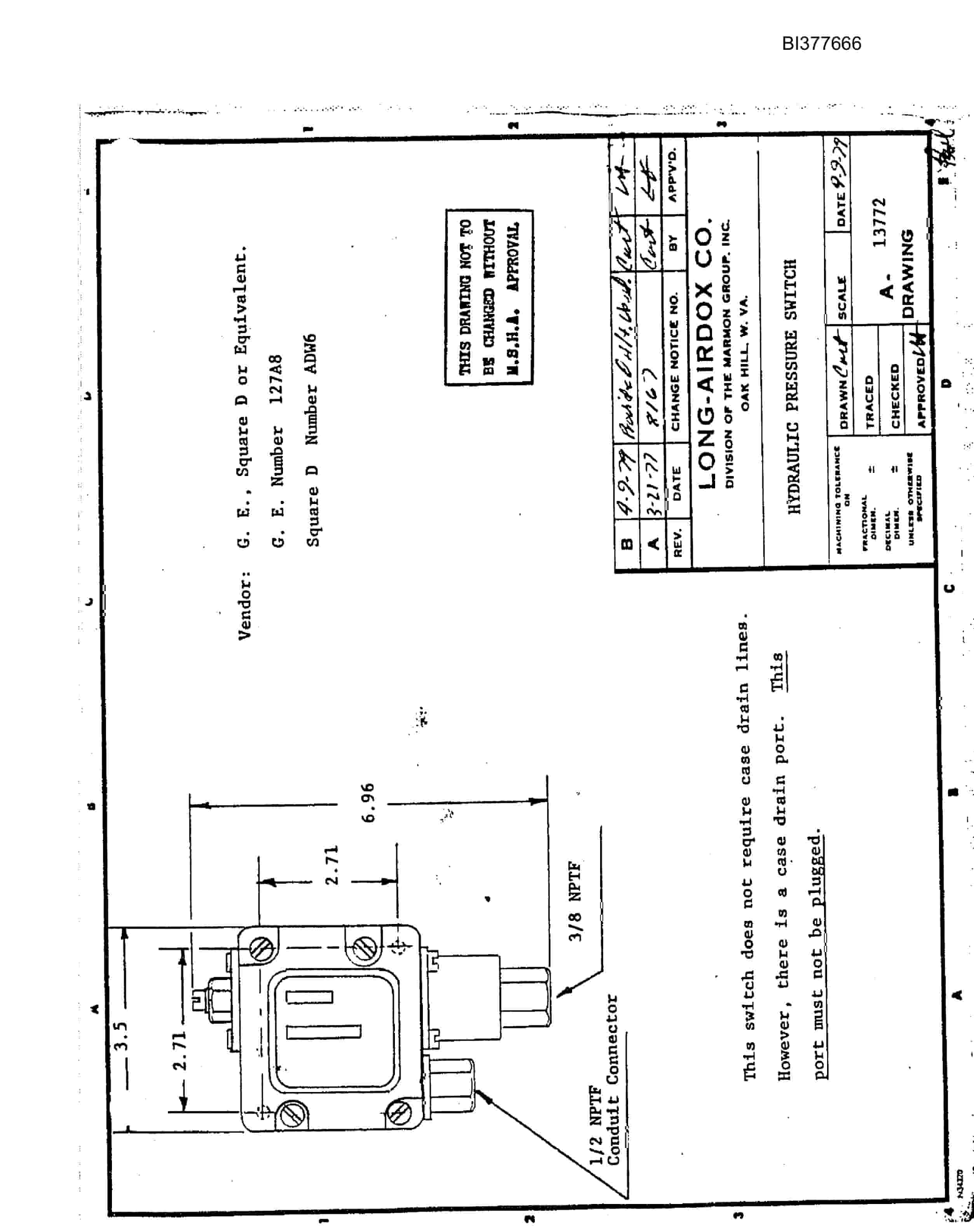 Bucyrus BTS-HV 40HP Parts Catalog BI377666-3