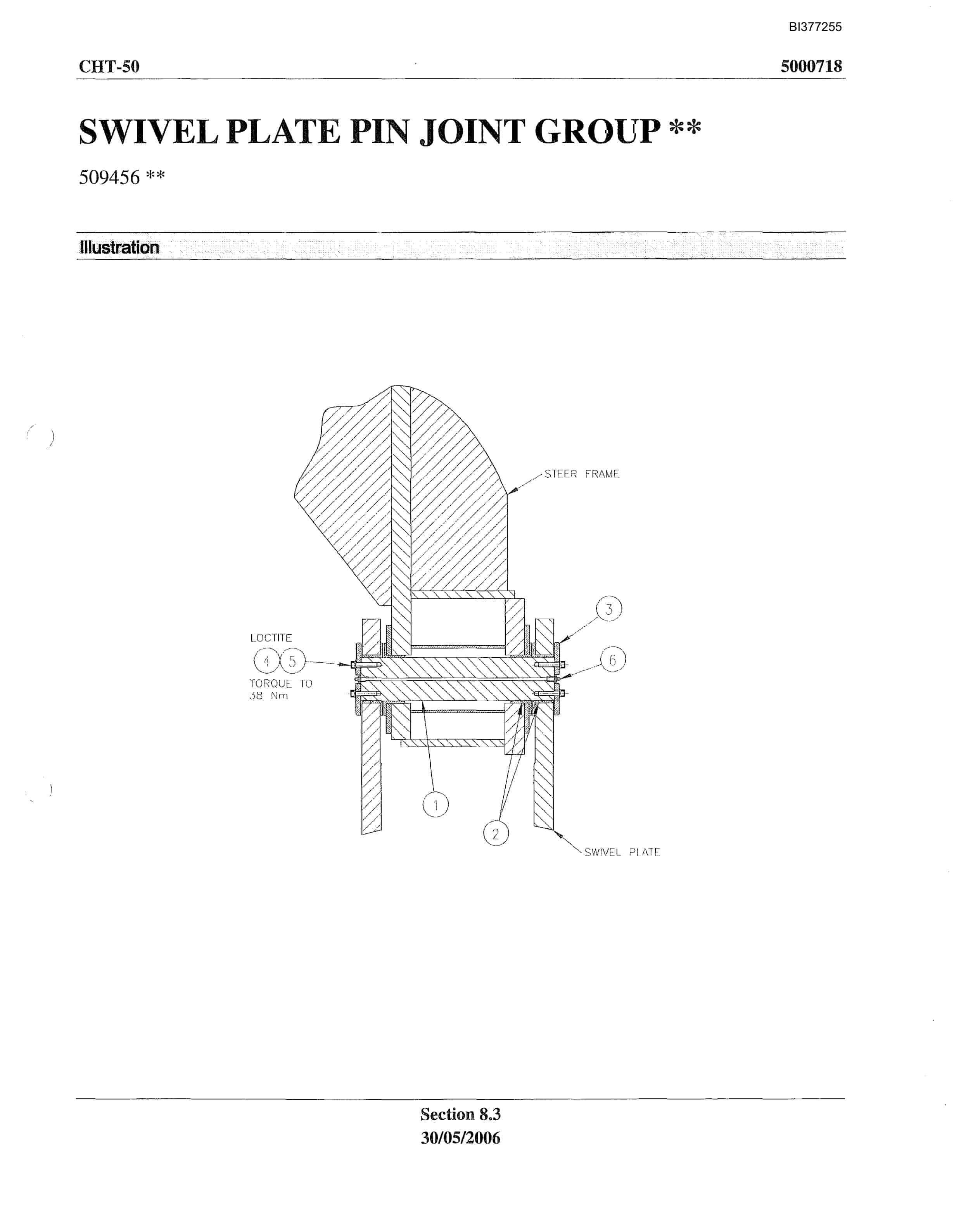 Bucyrus CHT-50 Technical Manual BI377255-5