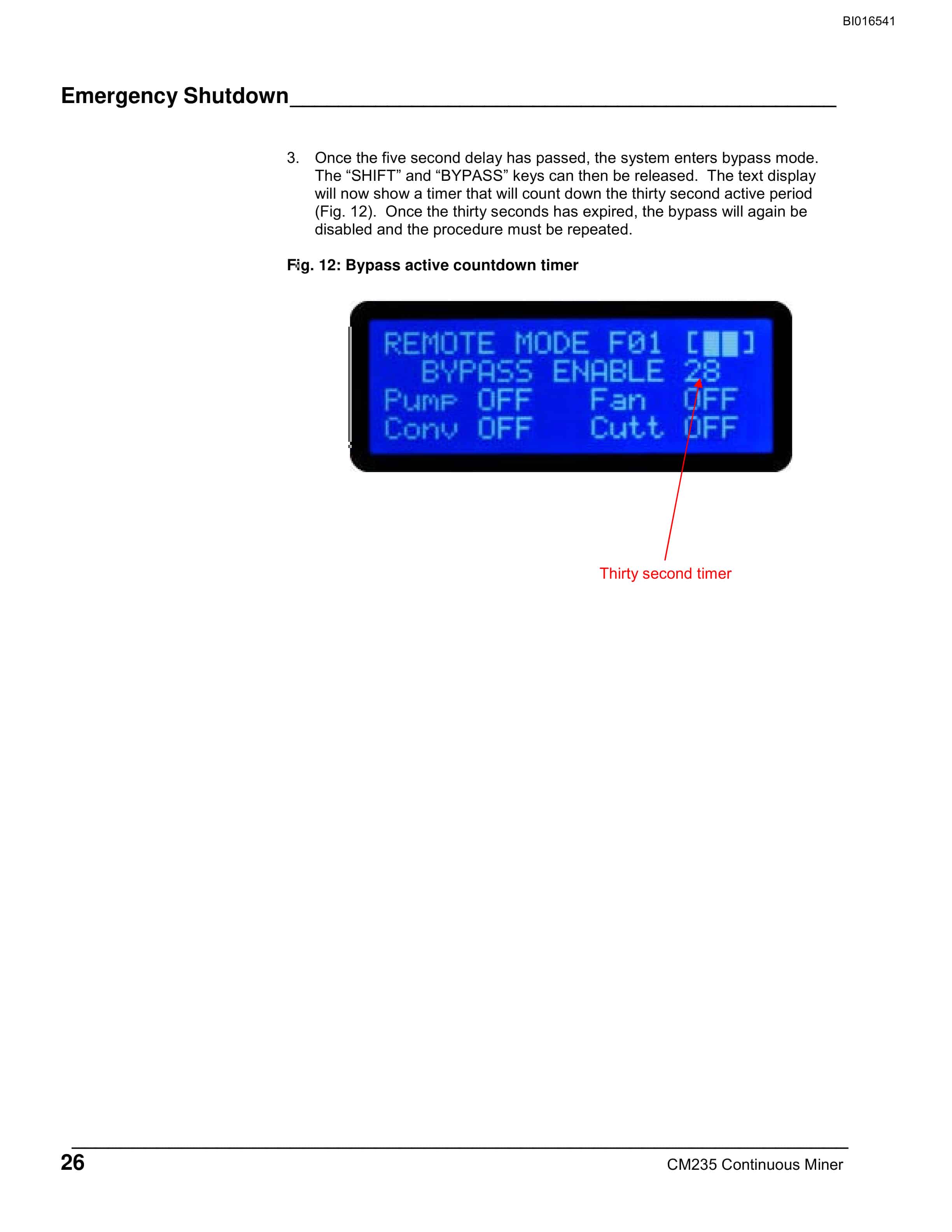 Bucyrus CM235 Continuous Miner Technical Manual BI016541-4