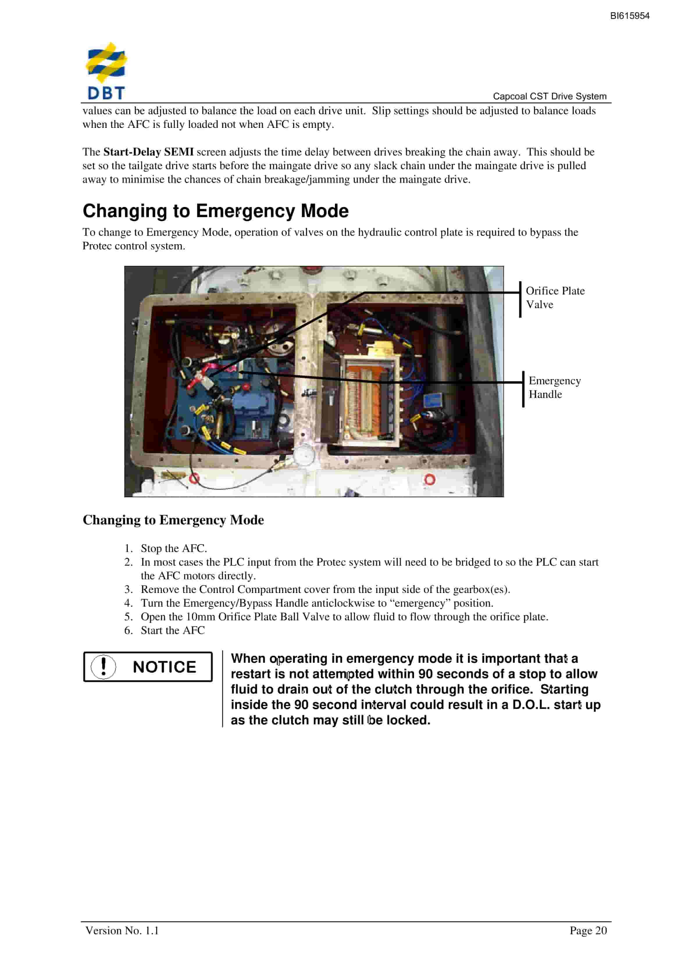 Bucyrus CST Drive System Technical Manual BI615954-3