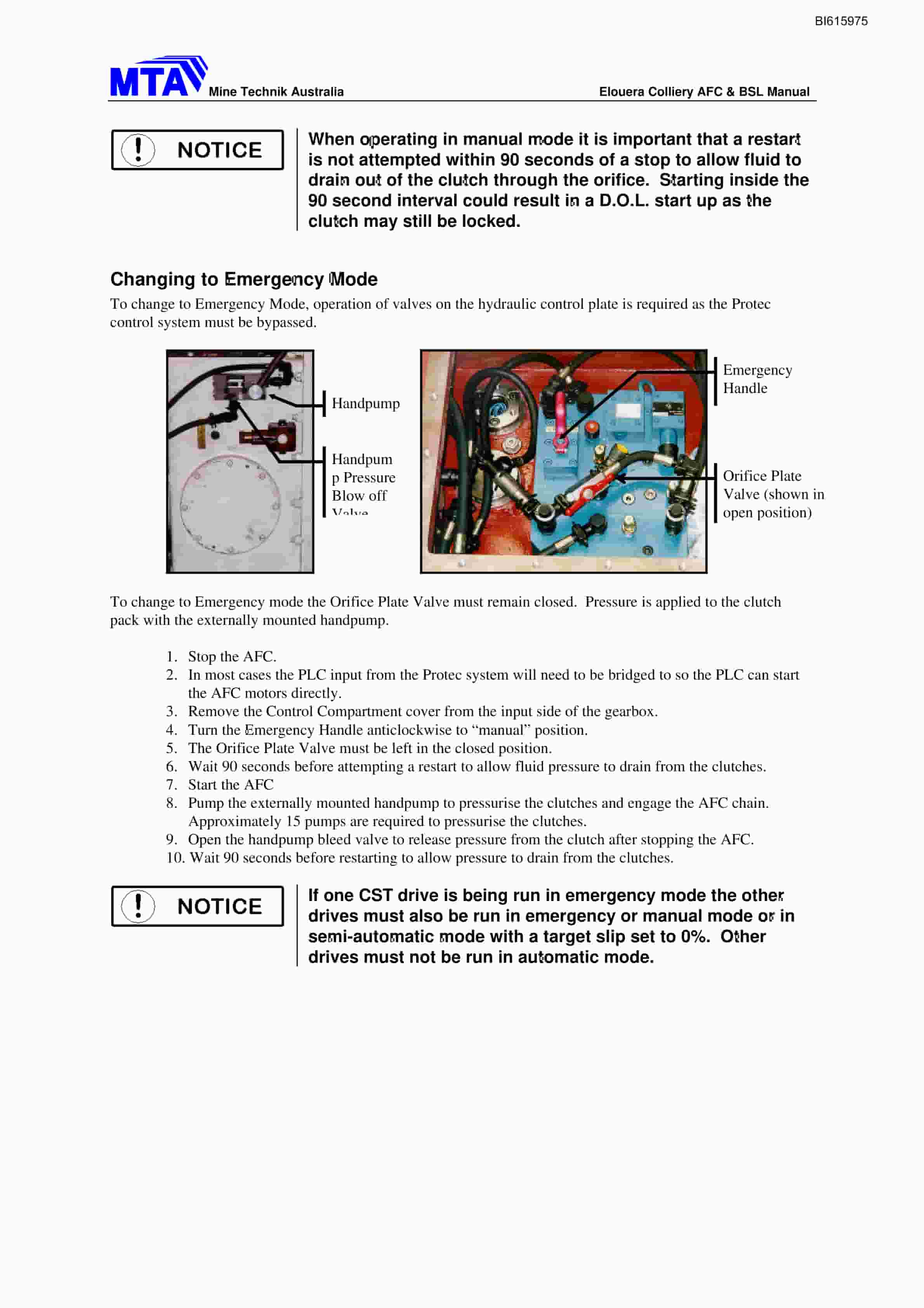 Bucyrus CST Drive System Technical Manual BI615975-3