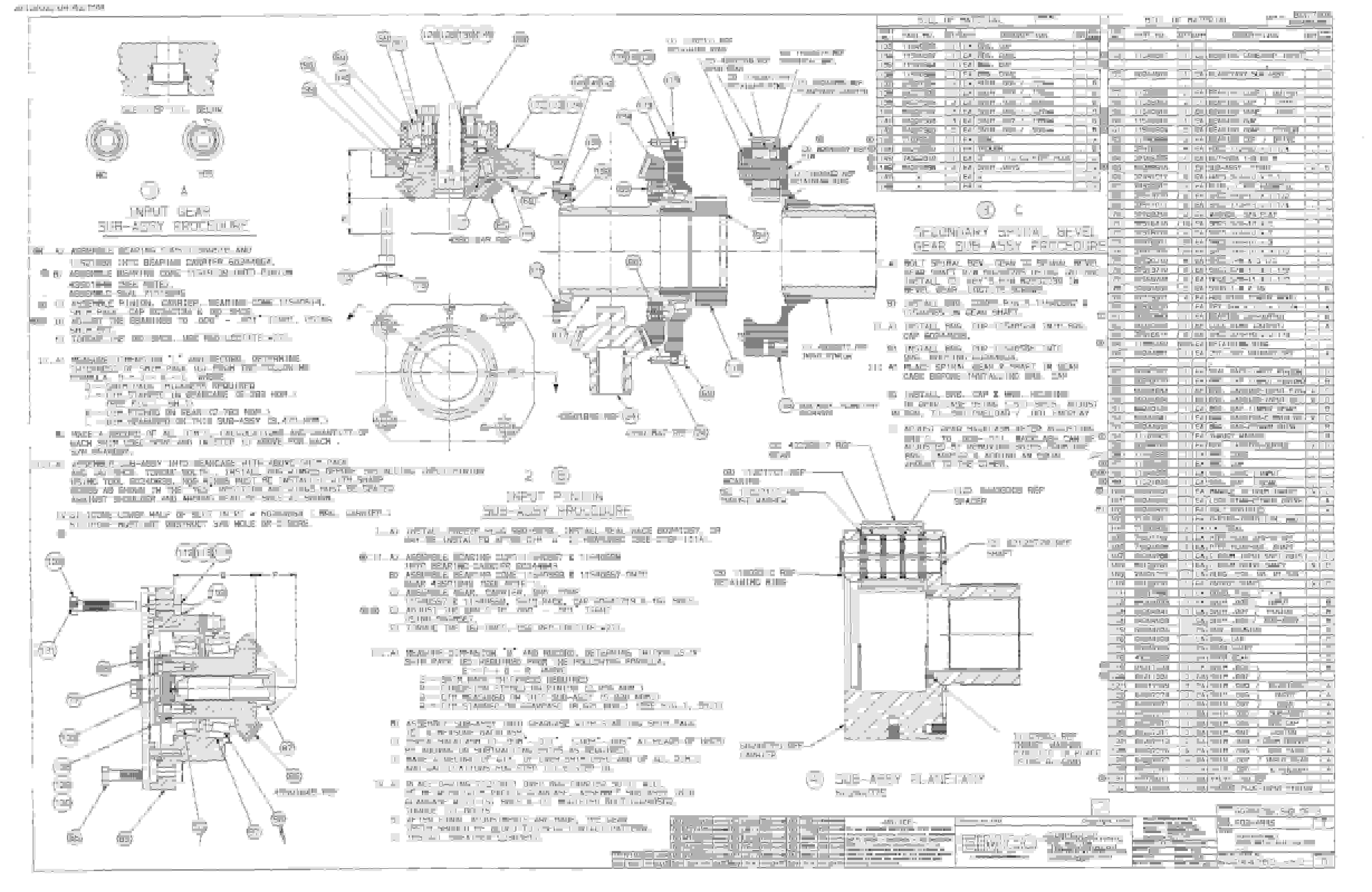 Bucyrus Dash One Miner Parts Catalog BI377508-3