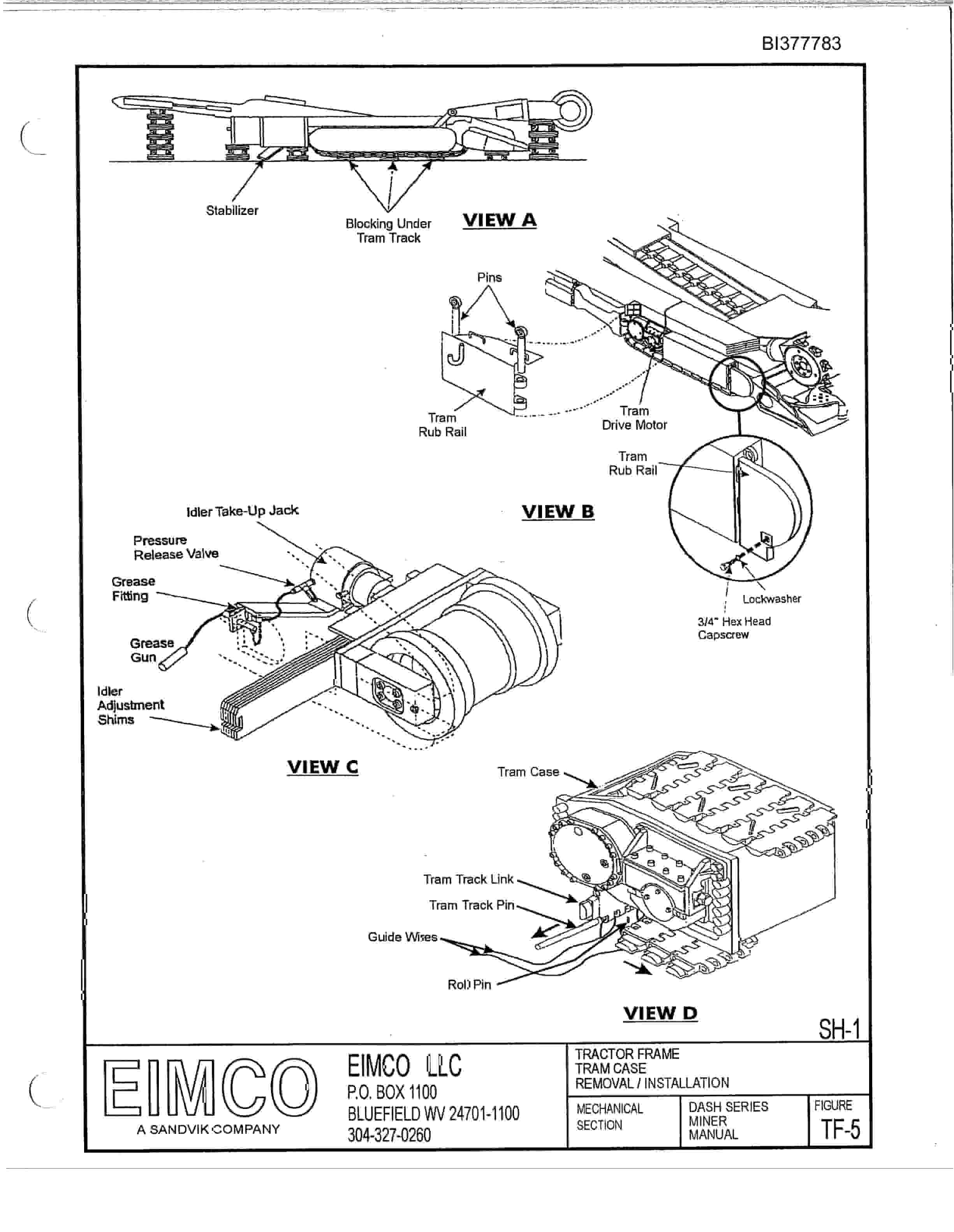 Bucyrus Dash Series Miner Technical Manual BI377783-2