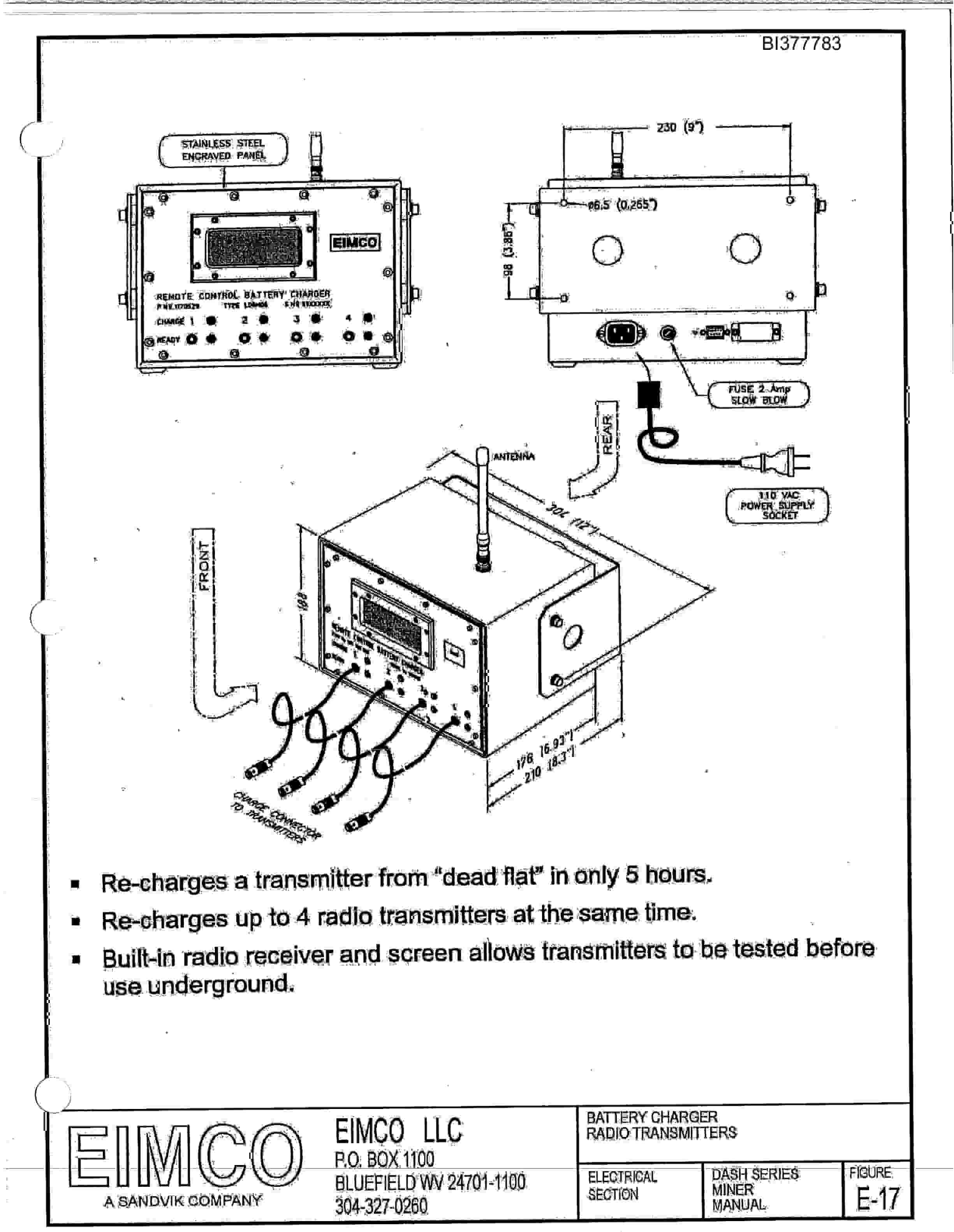 Bucyrus Dash Series Miner Technical Manual BI377783-4