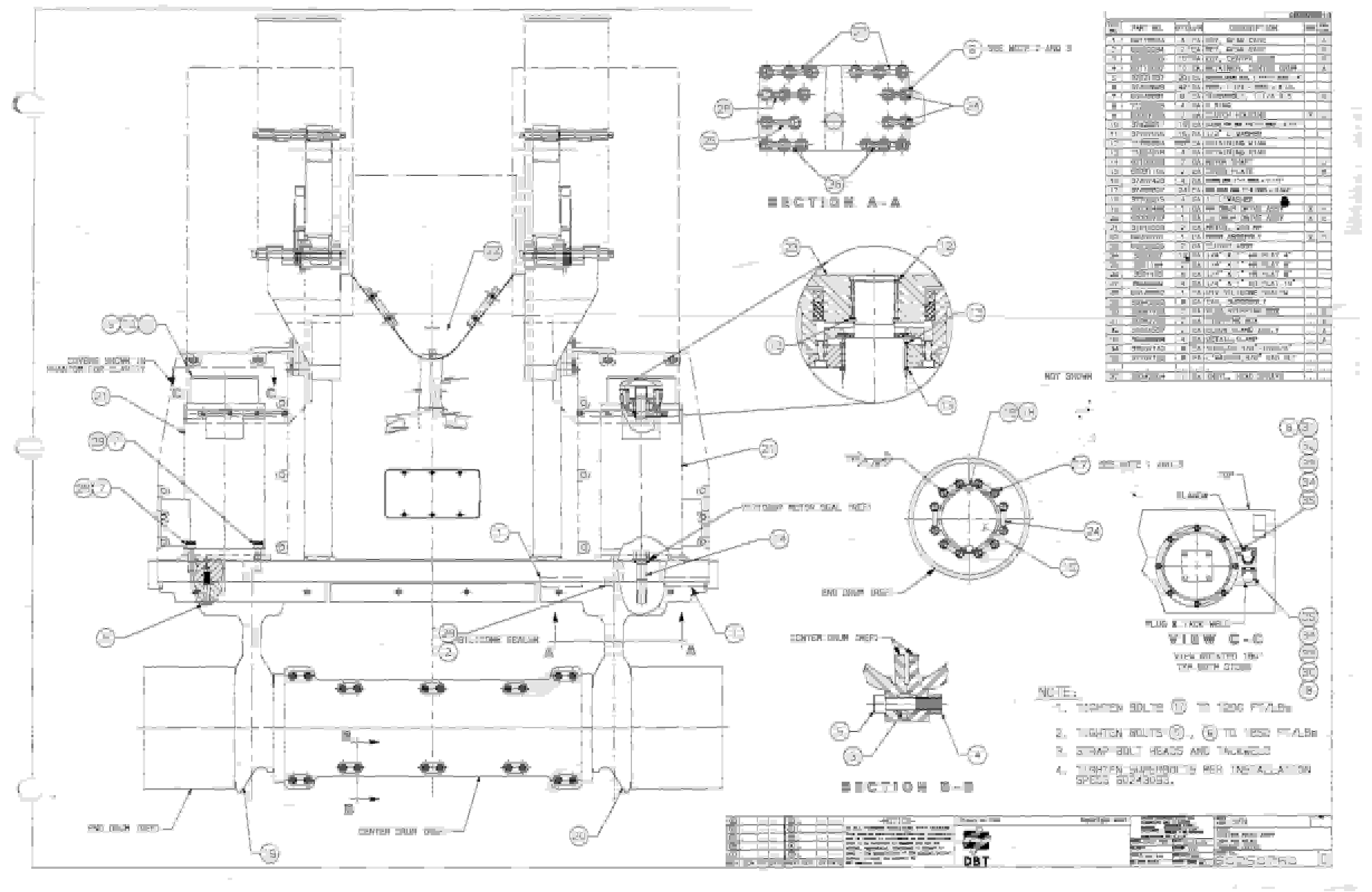 Bucyrus Dash Two Drum Miner Parts Catalog BI377514-4