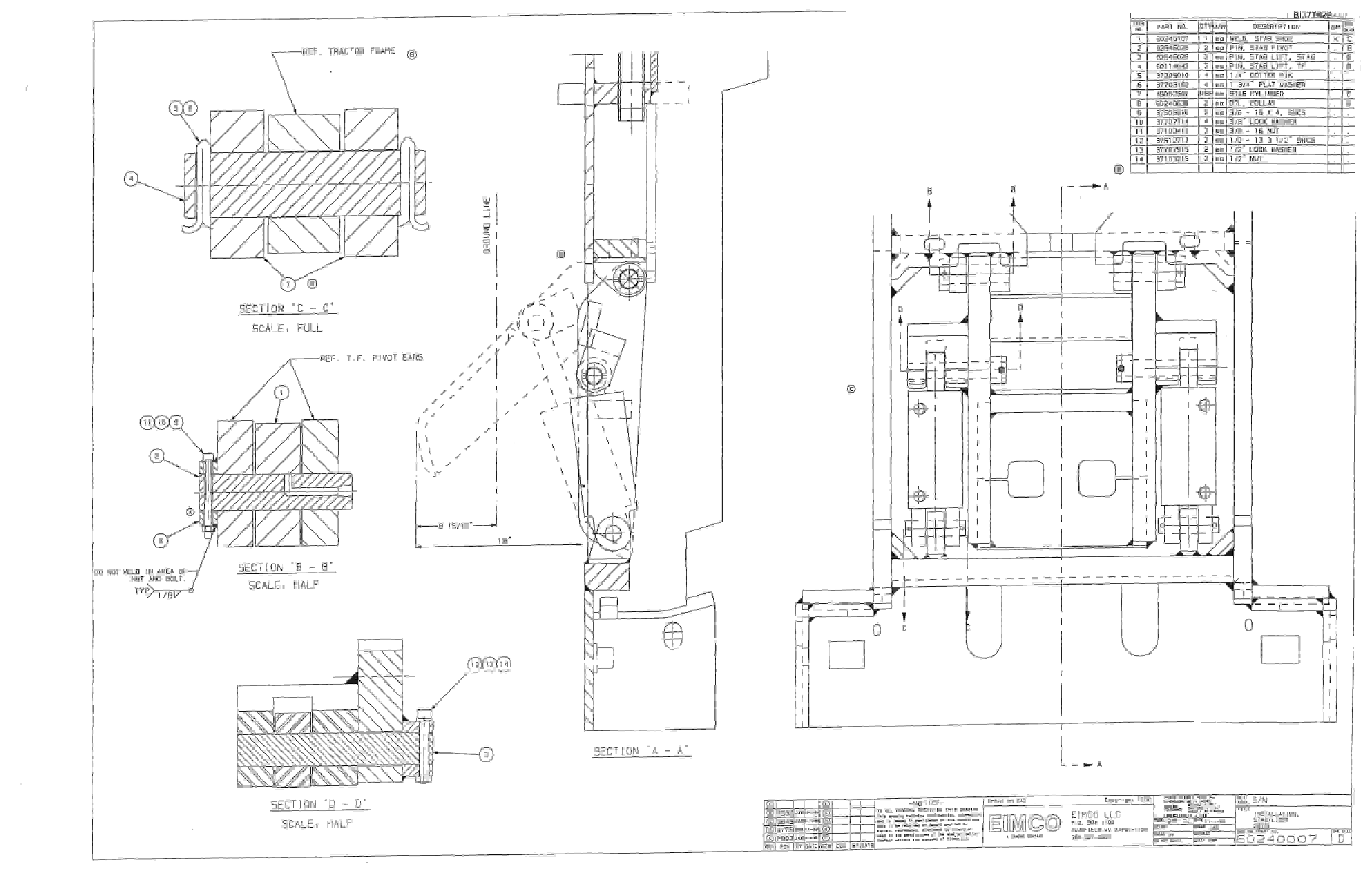 Bucyrus Dash Two Drum Miner Parts Catalog BI377522-3