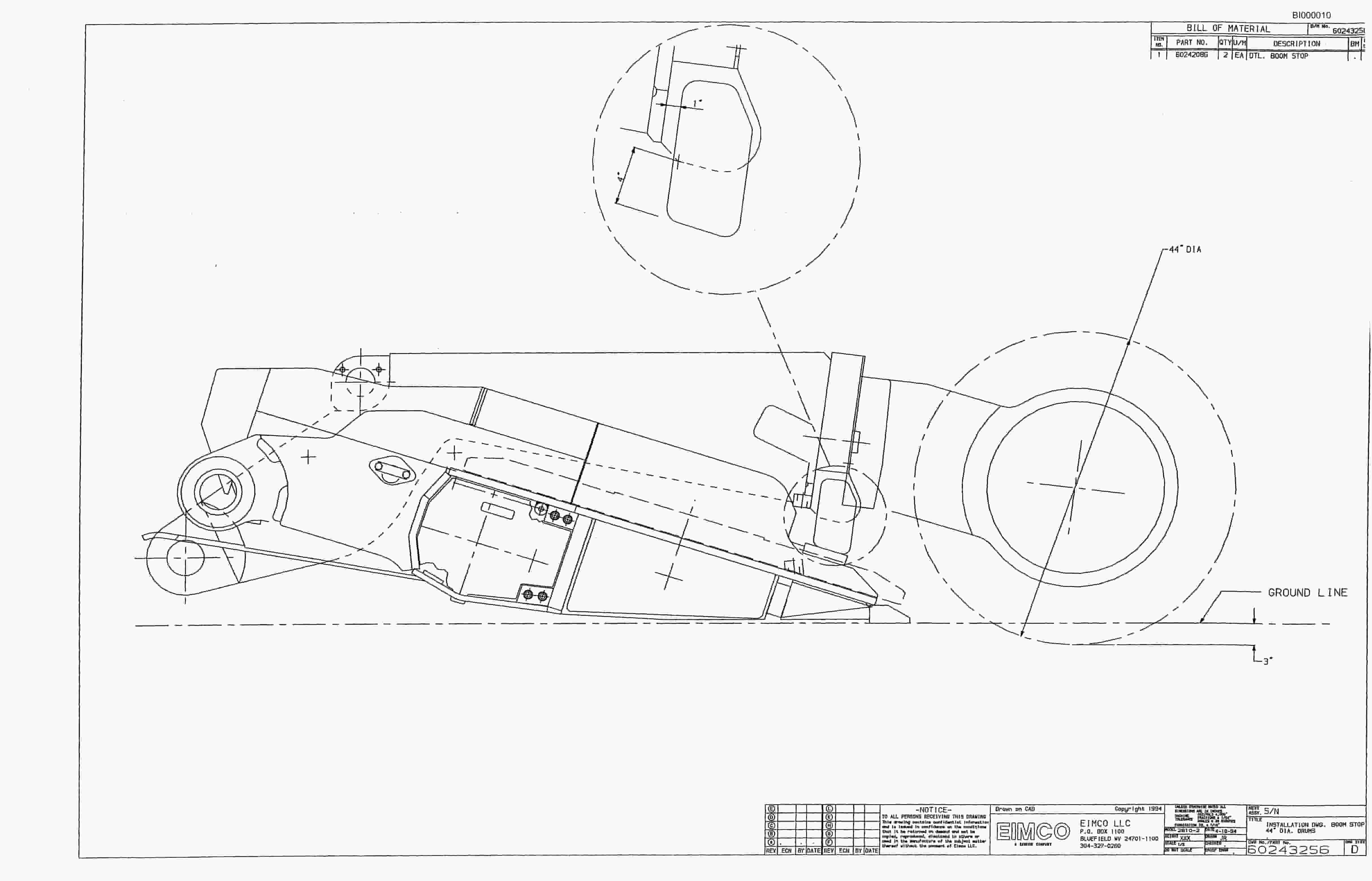 Bucyrus Dash Two Miner Parts Catalog BI000010-4