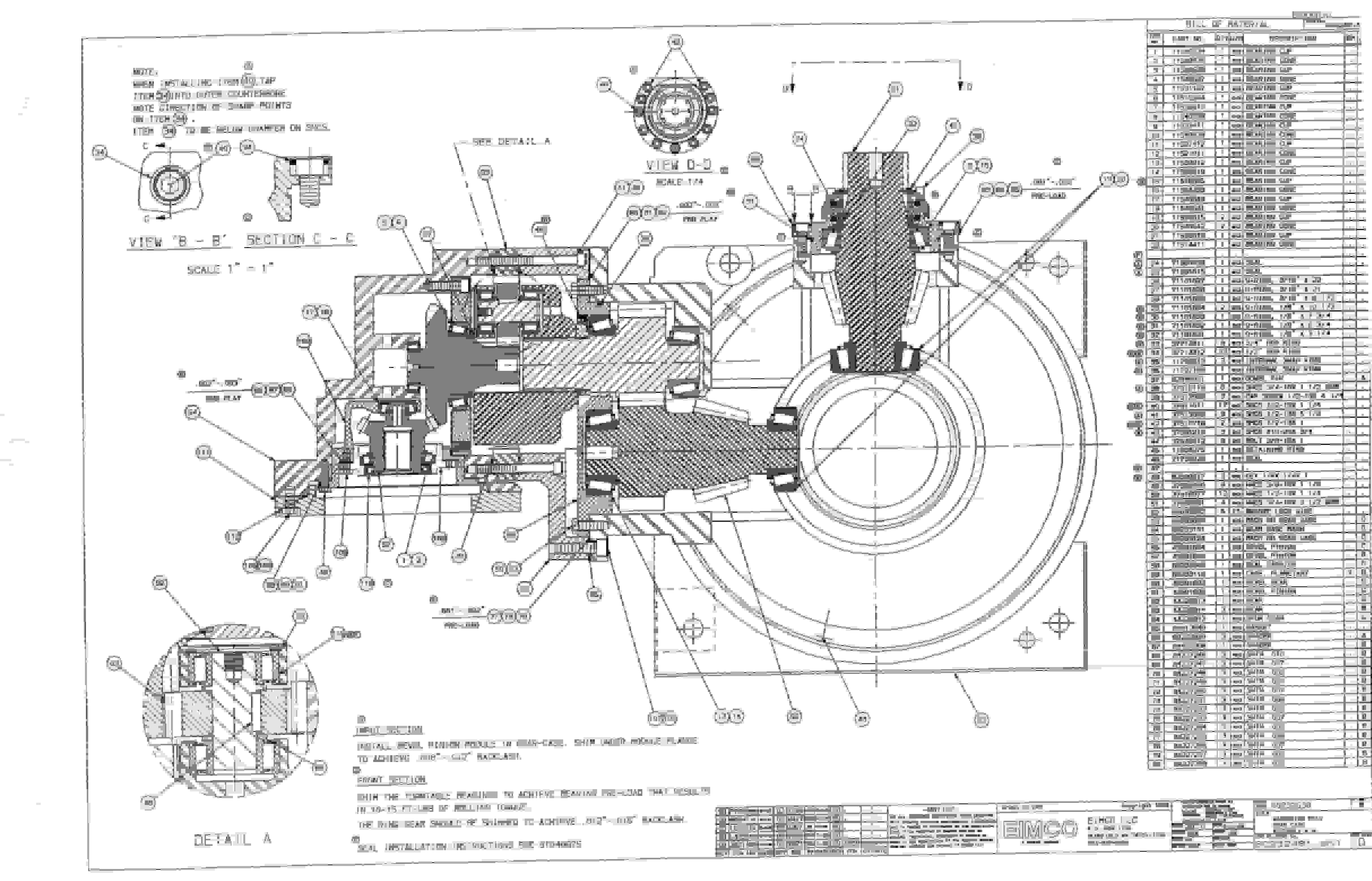 Bucyrus Dash Two Miner Parts Catalog BI000010-5