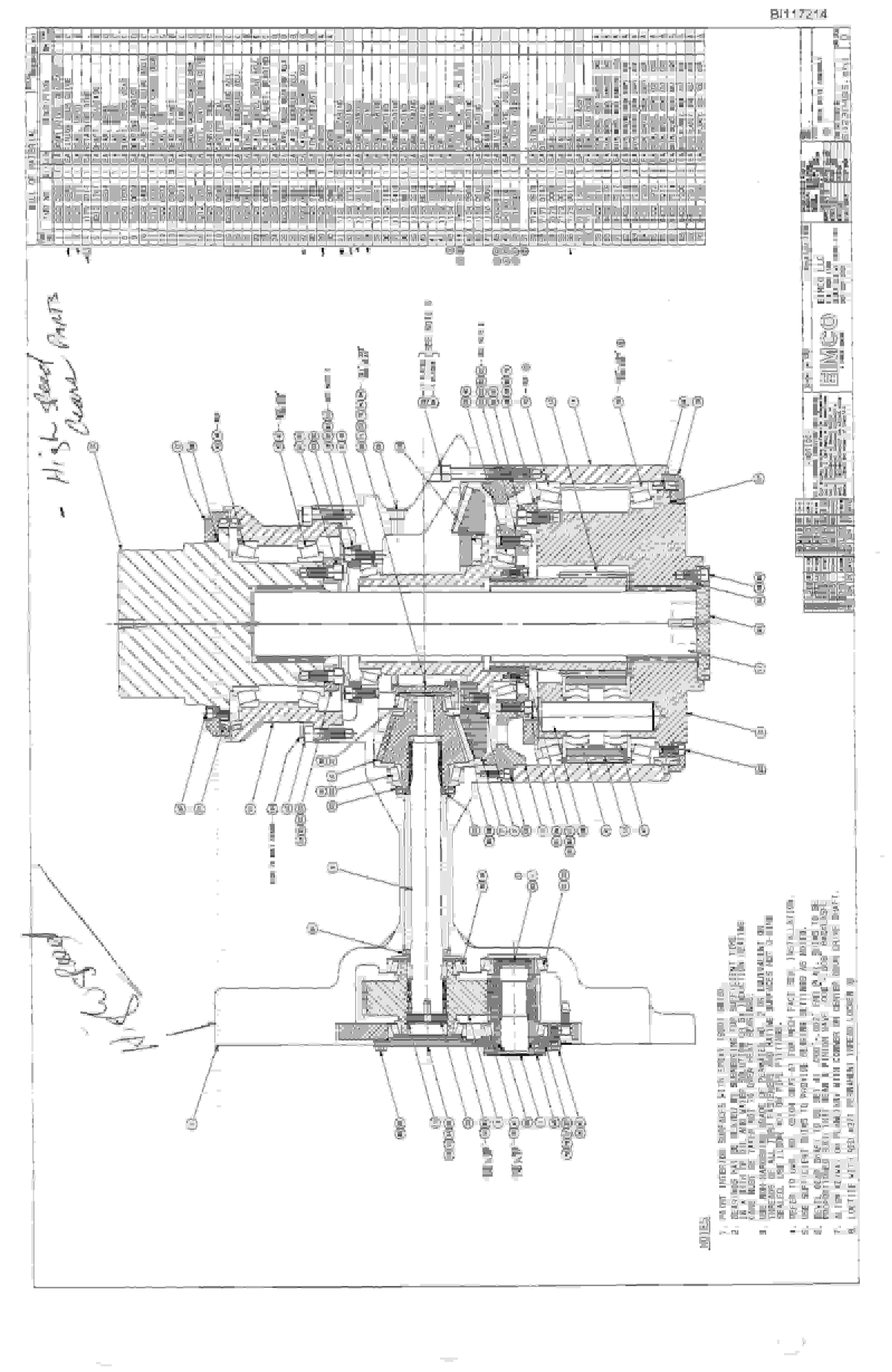 Bucyrus Dash Two Miner Parts Catalog BI117214-4