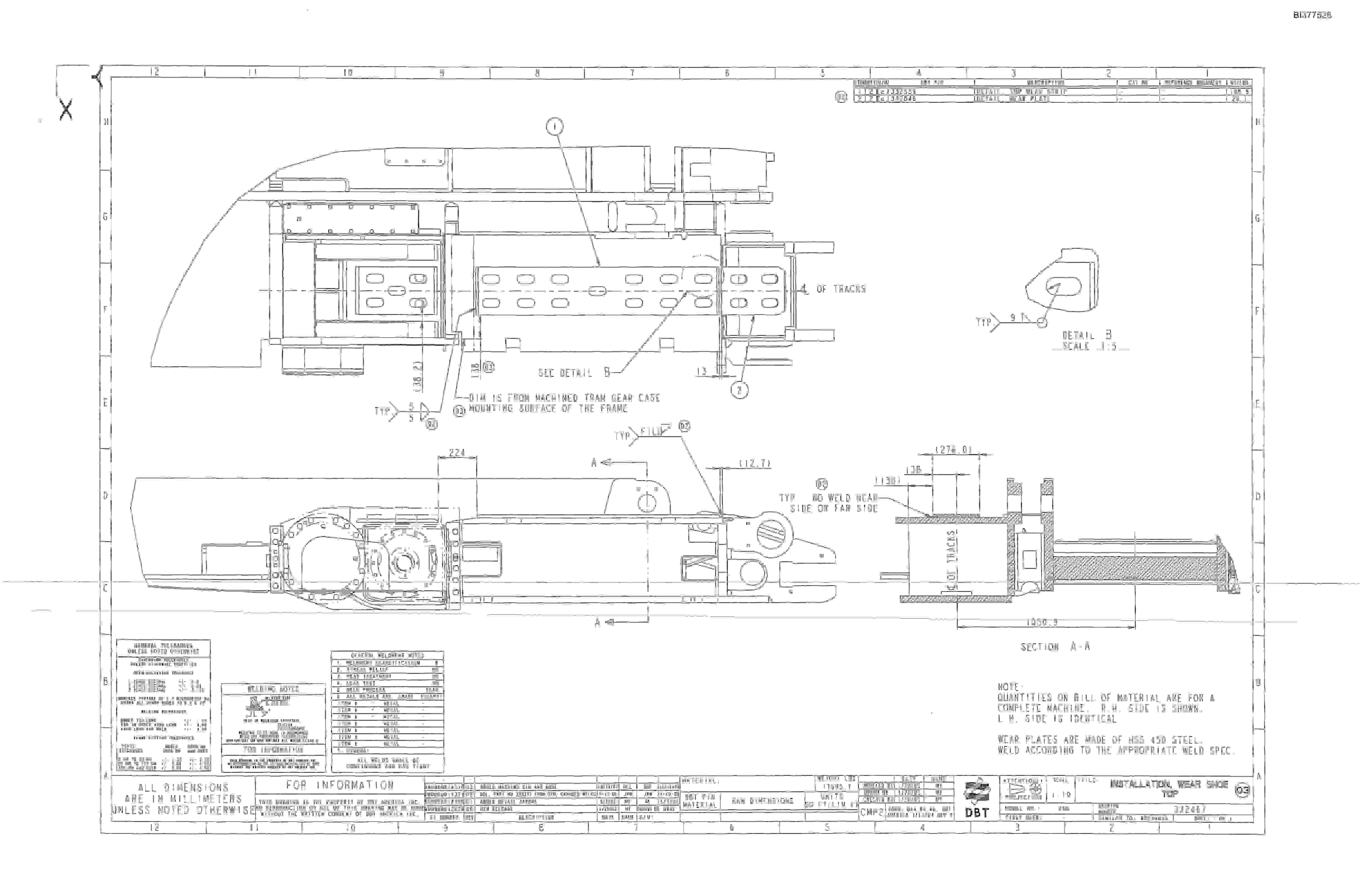 Bucyrus Dash Two Miner Parts Catalog BI377528-3
