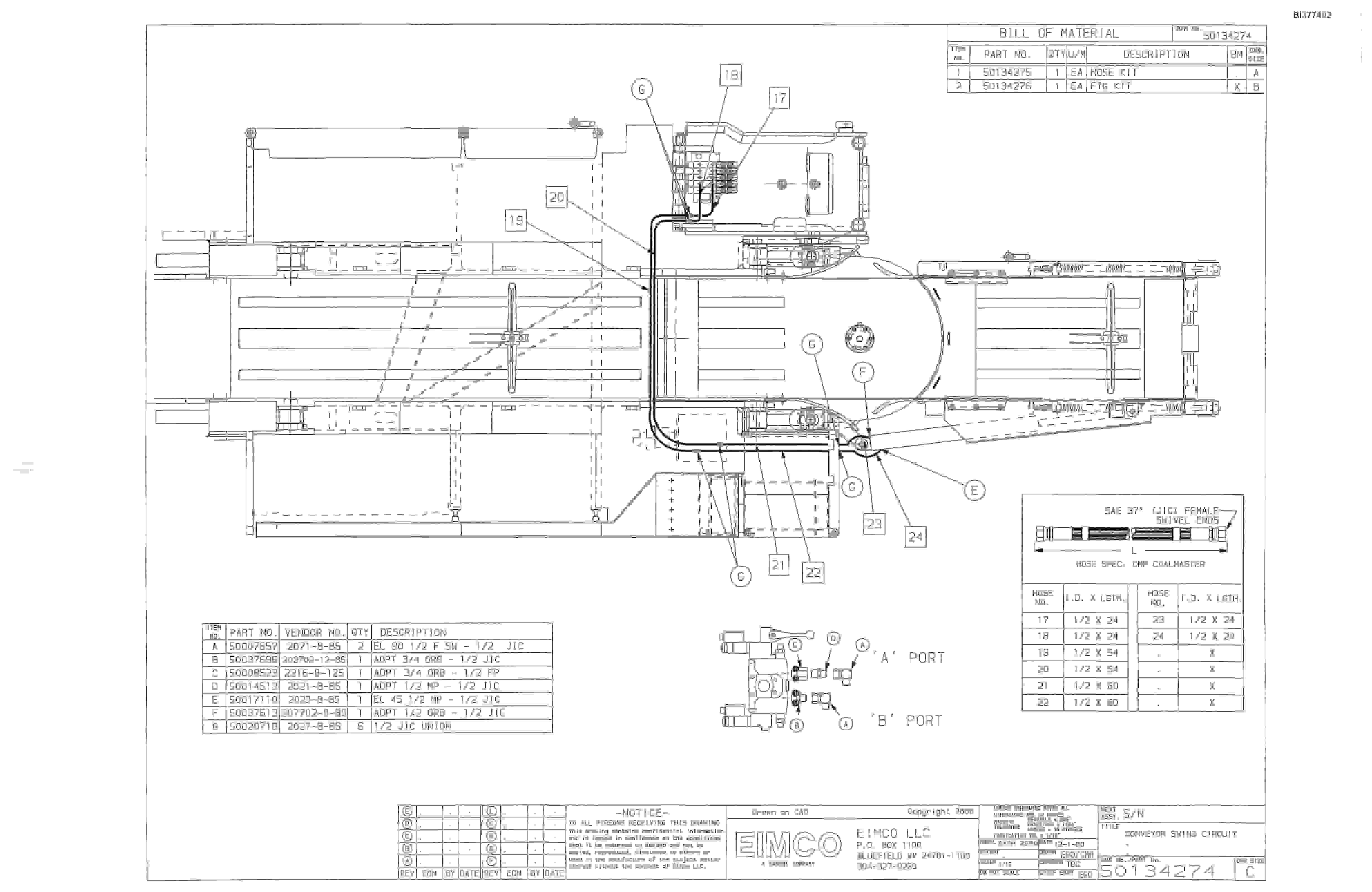 Bucyrus Dash Zero Continuous Miner Parts Catalog BI377492-2