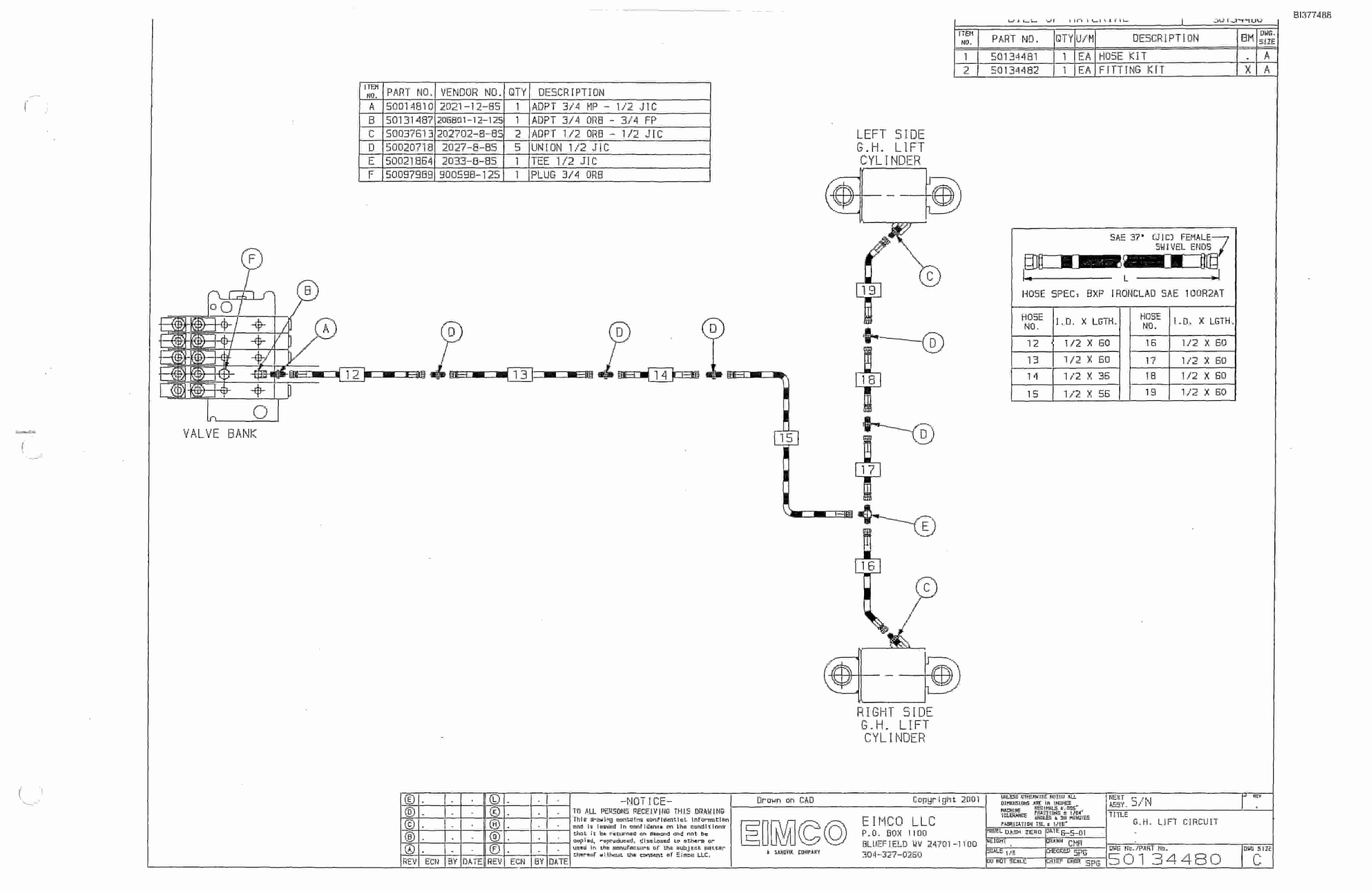 Bucyrus Dash Zero Drum Miner Parts Catalog BI377488-2
