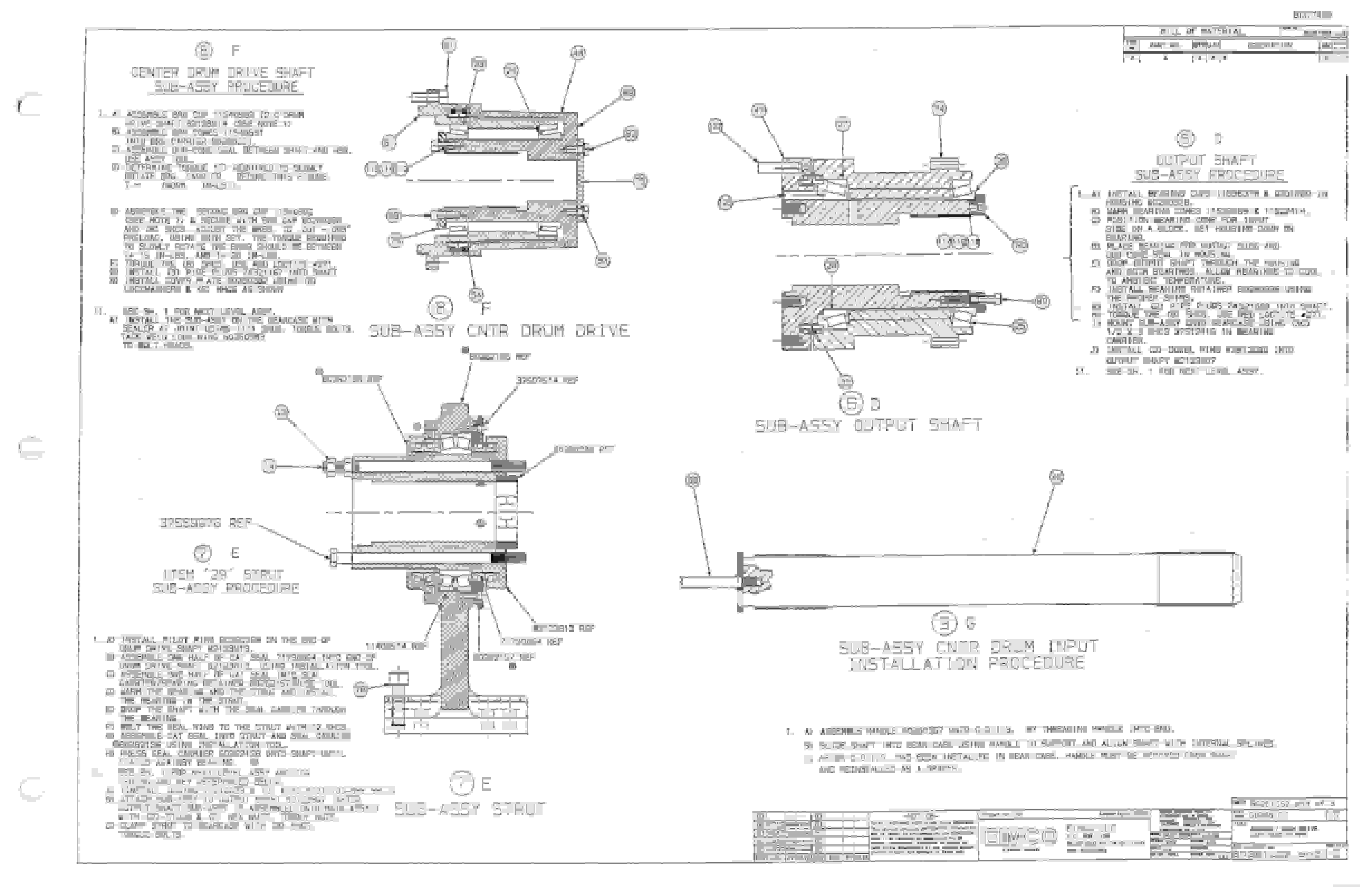Bucyrus Dash Zero Drum Miner Parts Catalog BI377489-4