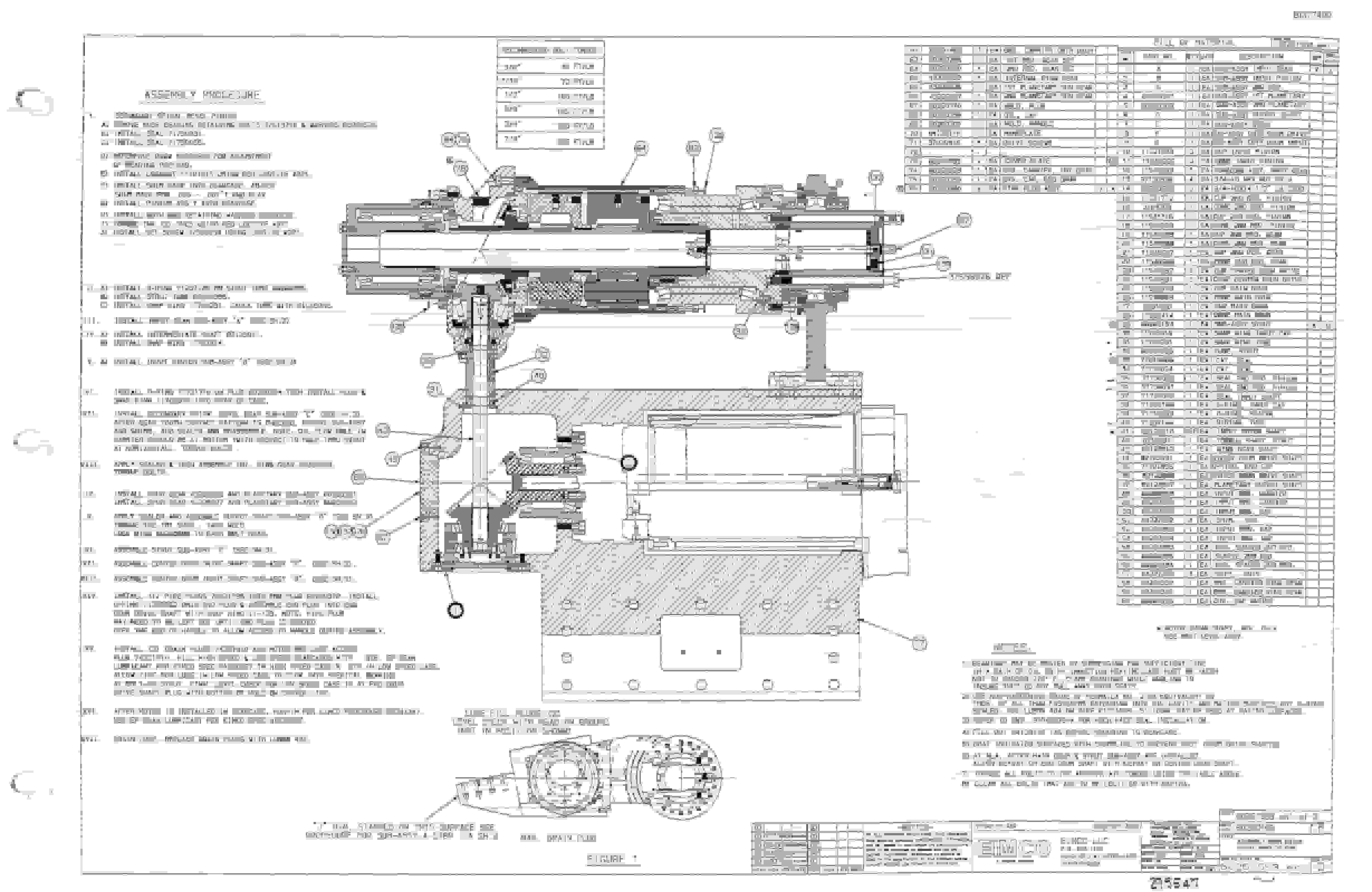 Bucyrus Dash Zero Drum Miner Parts Catalog BI377490-4