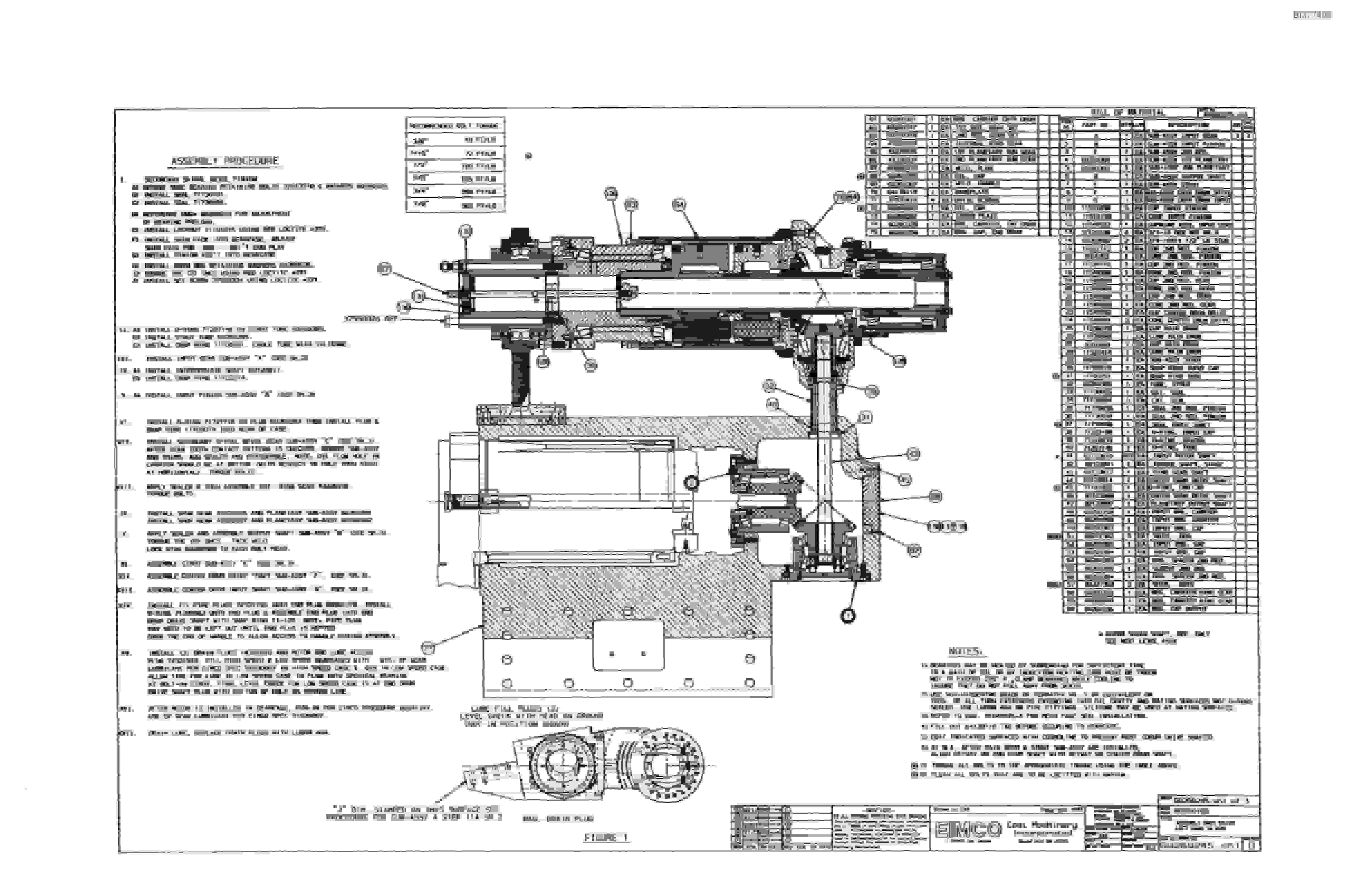 Bucyrus Dash Zero Drum Miner Parts Catalog BI377496-4