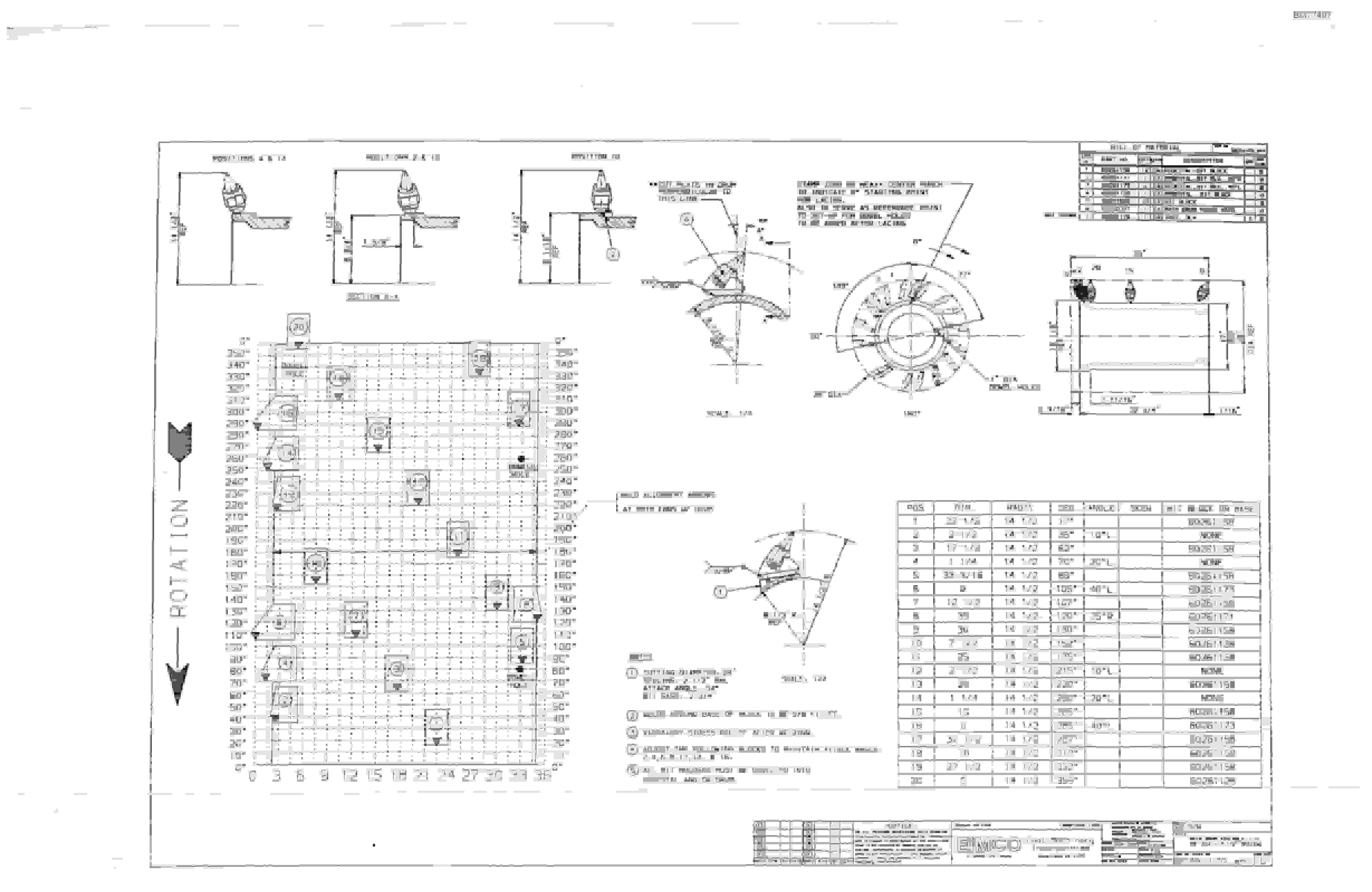 Bucyrus Dash Zero Drum Miner Parts Catalog BI377497-4
