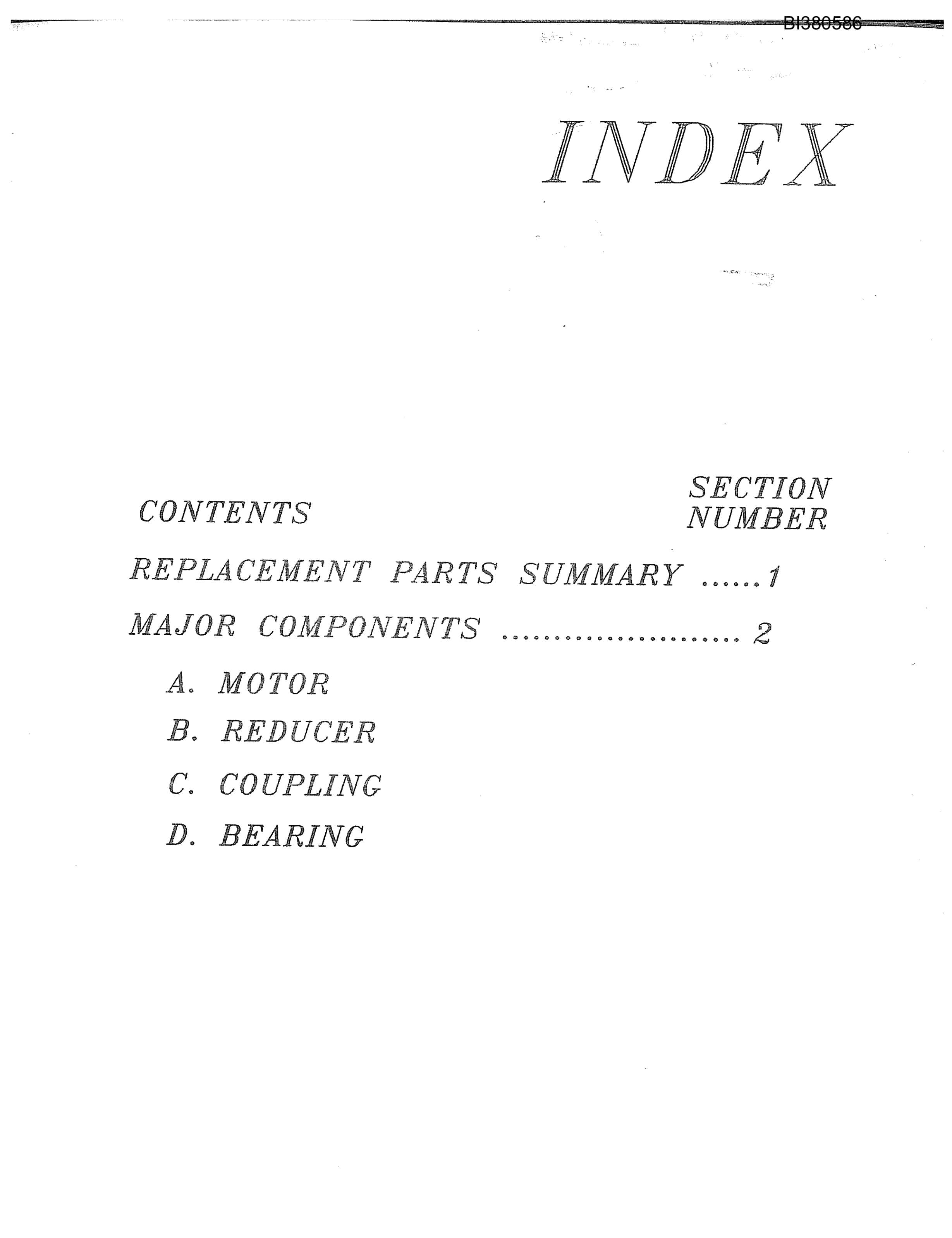 Bucyrus Drive Parts Catalog BI380586-2