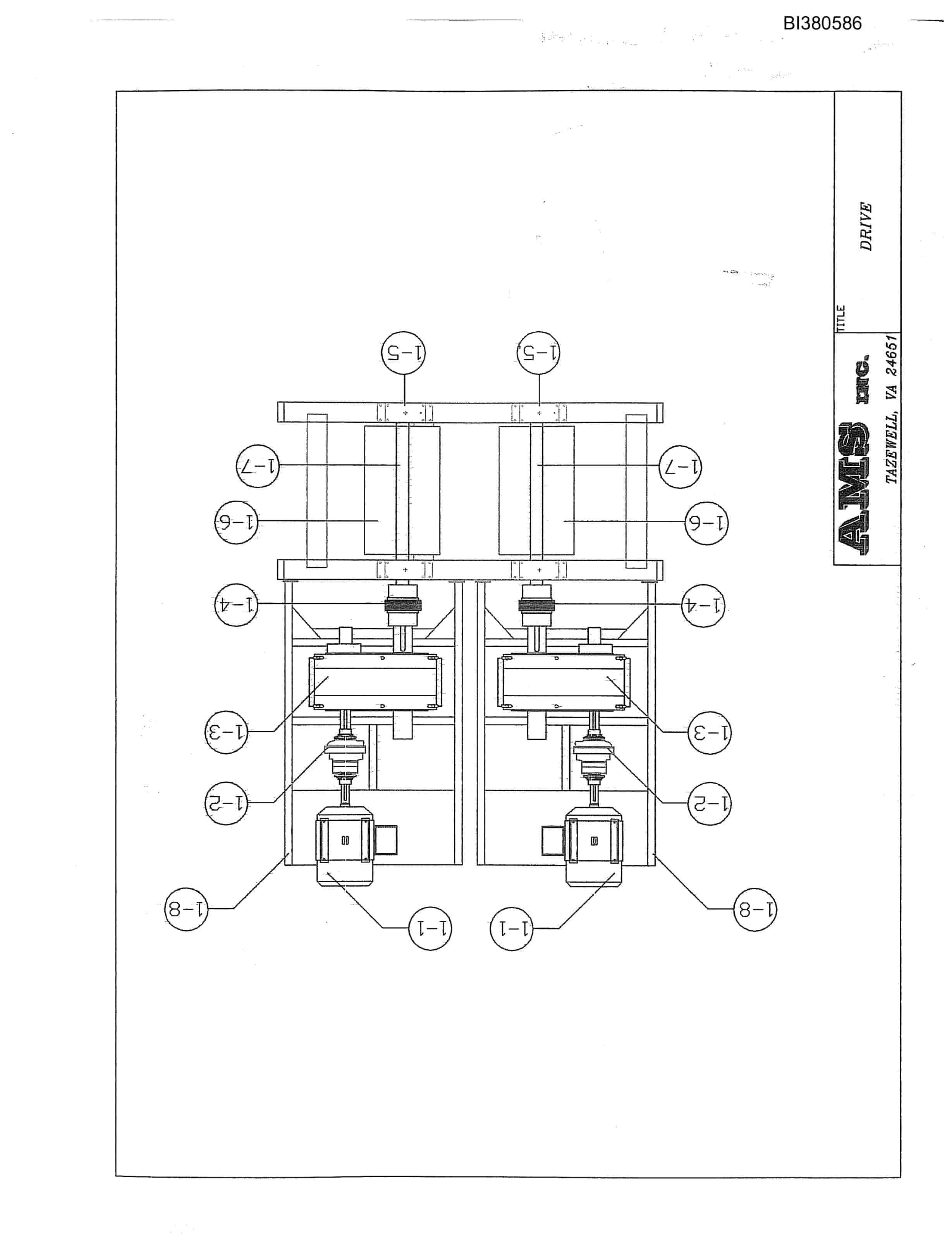 Bucyrus Drive Parts Catalog BI380586-3