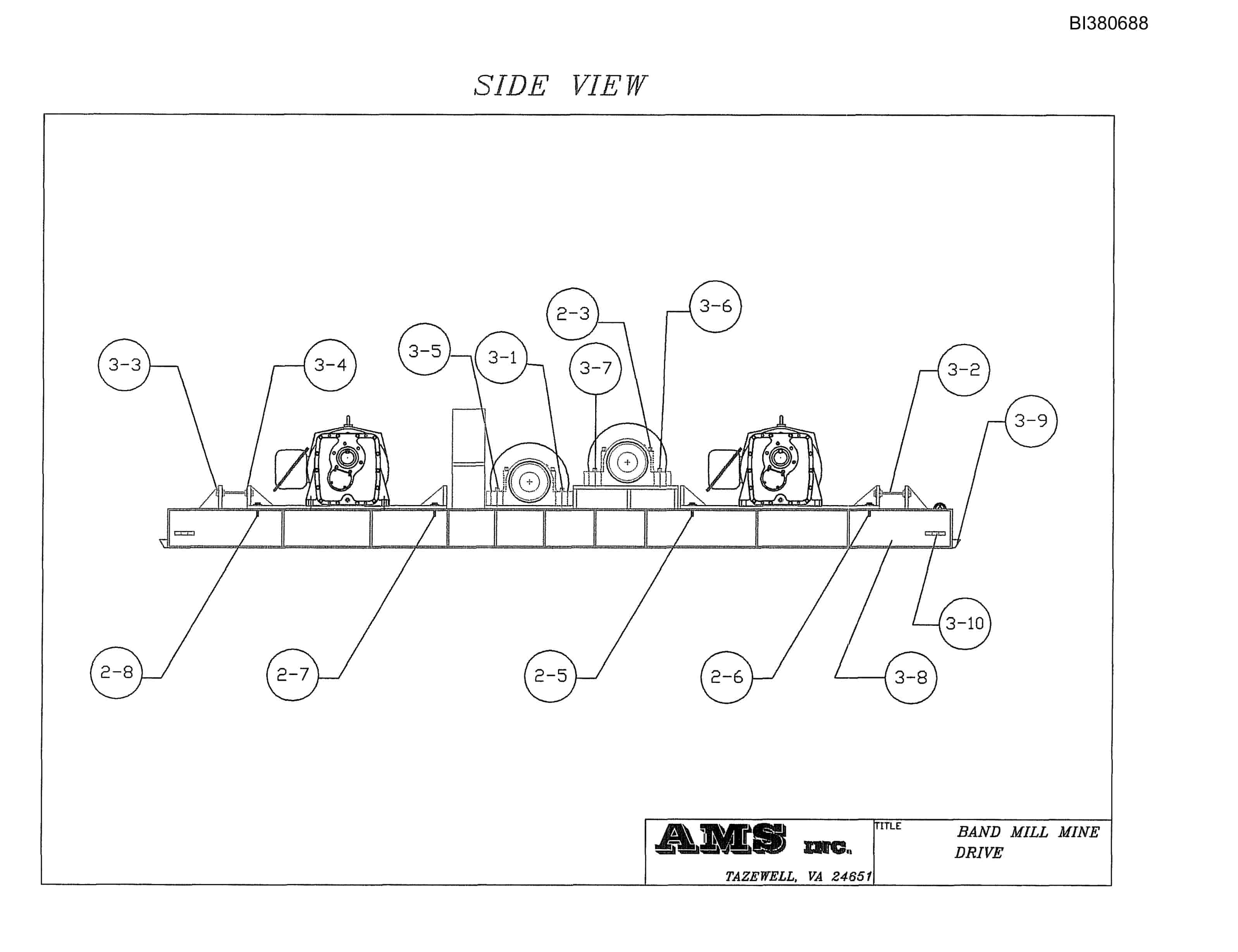 Bucyrus Drive Parts Catalog BI380688-5