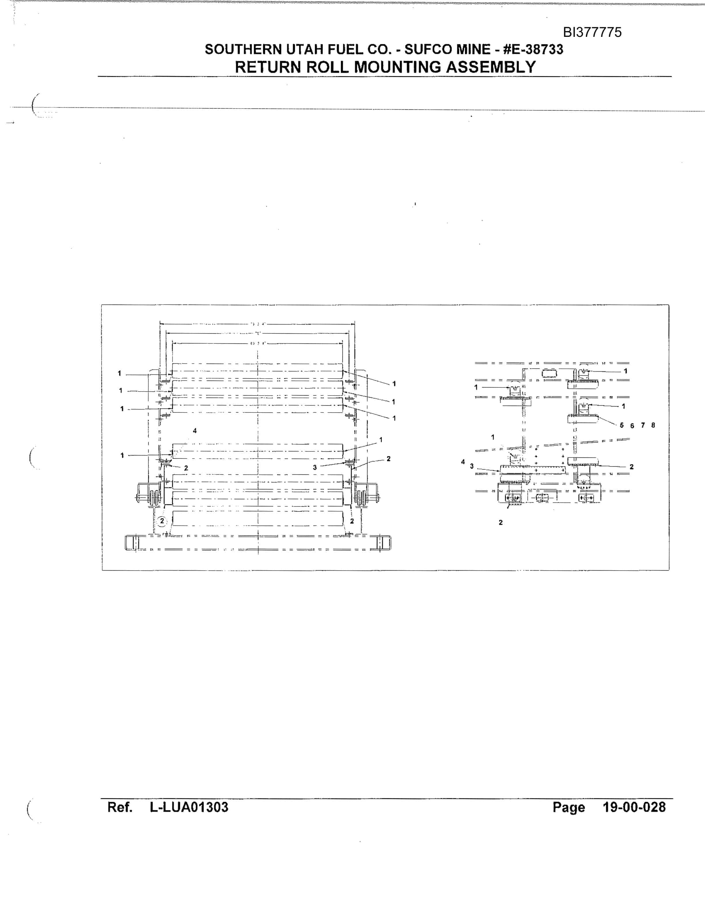 Bucyrus Drive Section Parts Catalog BI377775-3