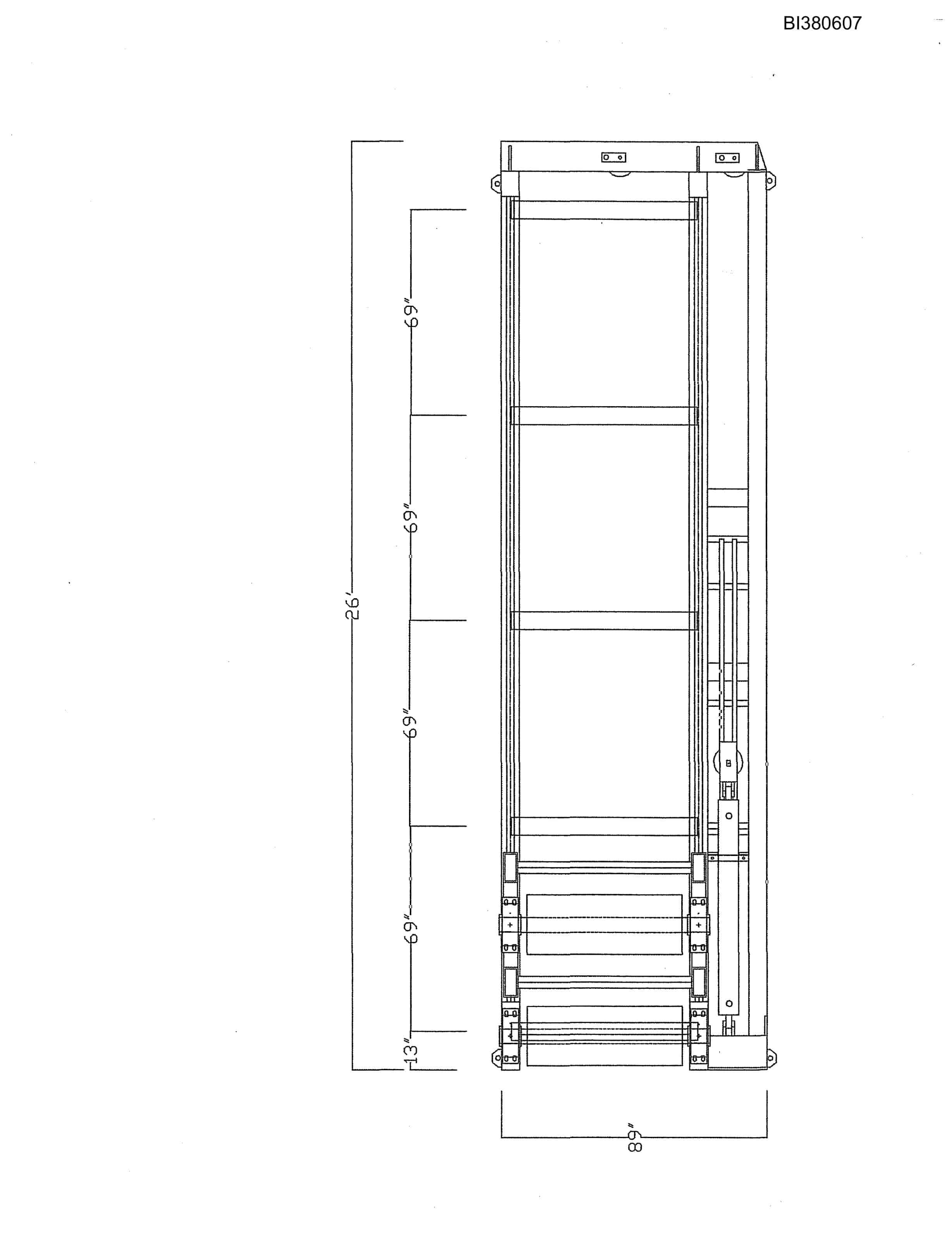Bucyrus Drive, Take-Up, Tailpiece Parts Catalog BI380607-3