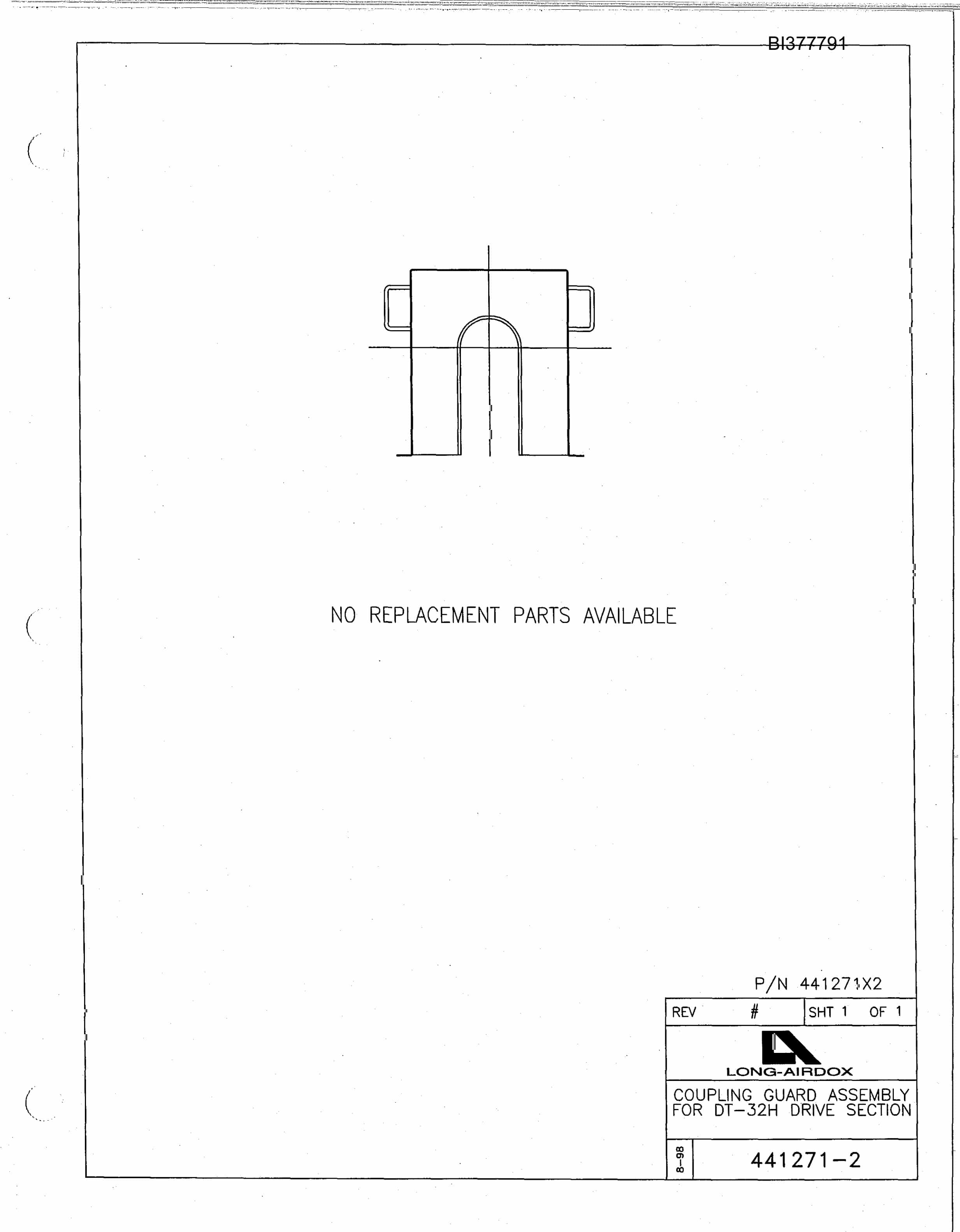 Bucyrus DT-30XH Parts Catalog BI377791-4