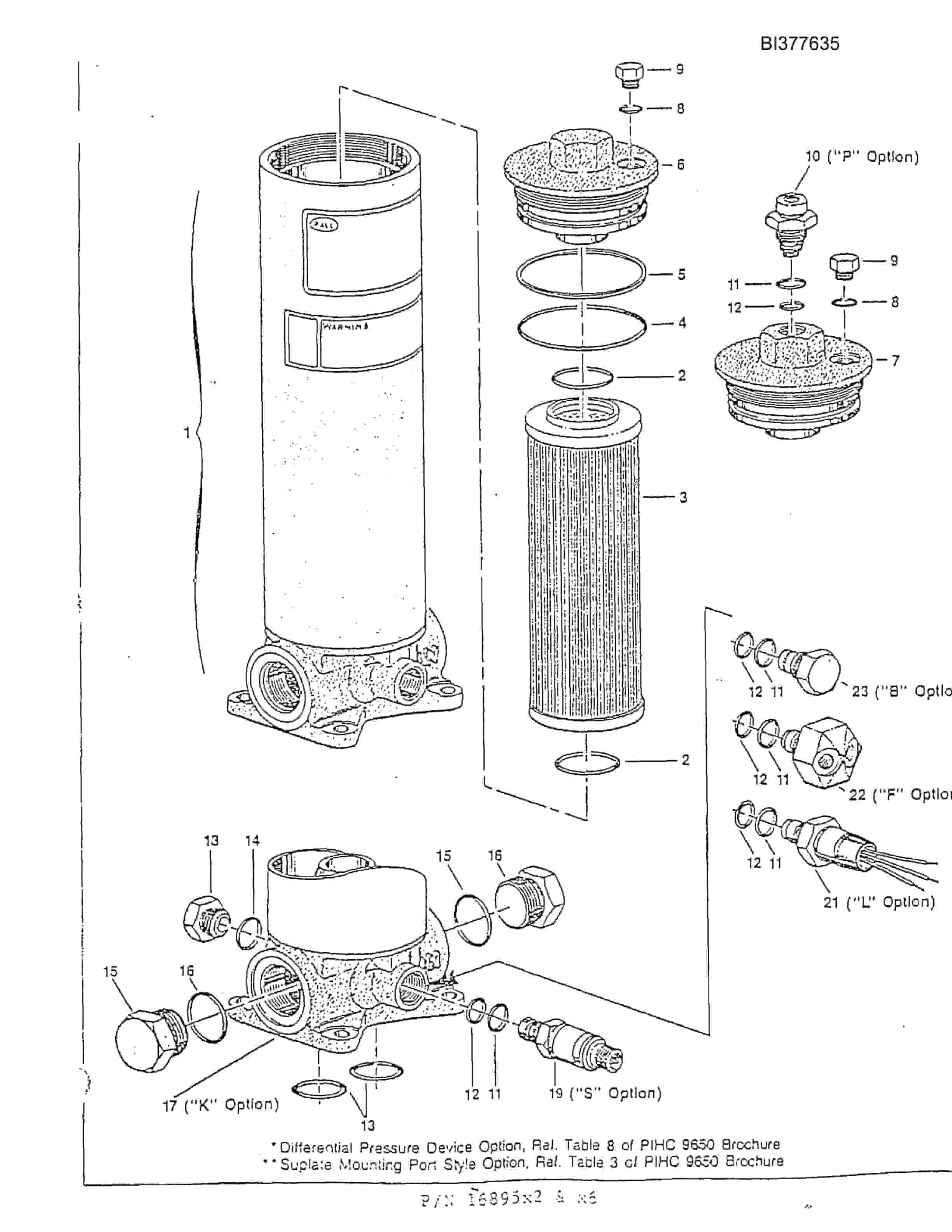 Bucyrus DT-42H Parts Catalog BI377635-5
