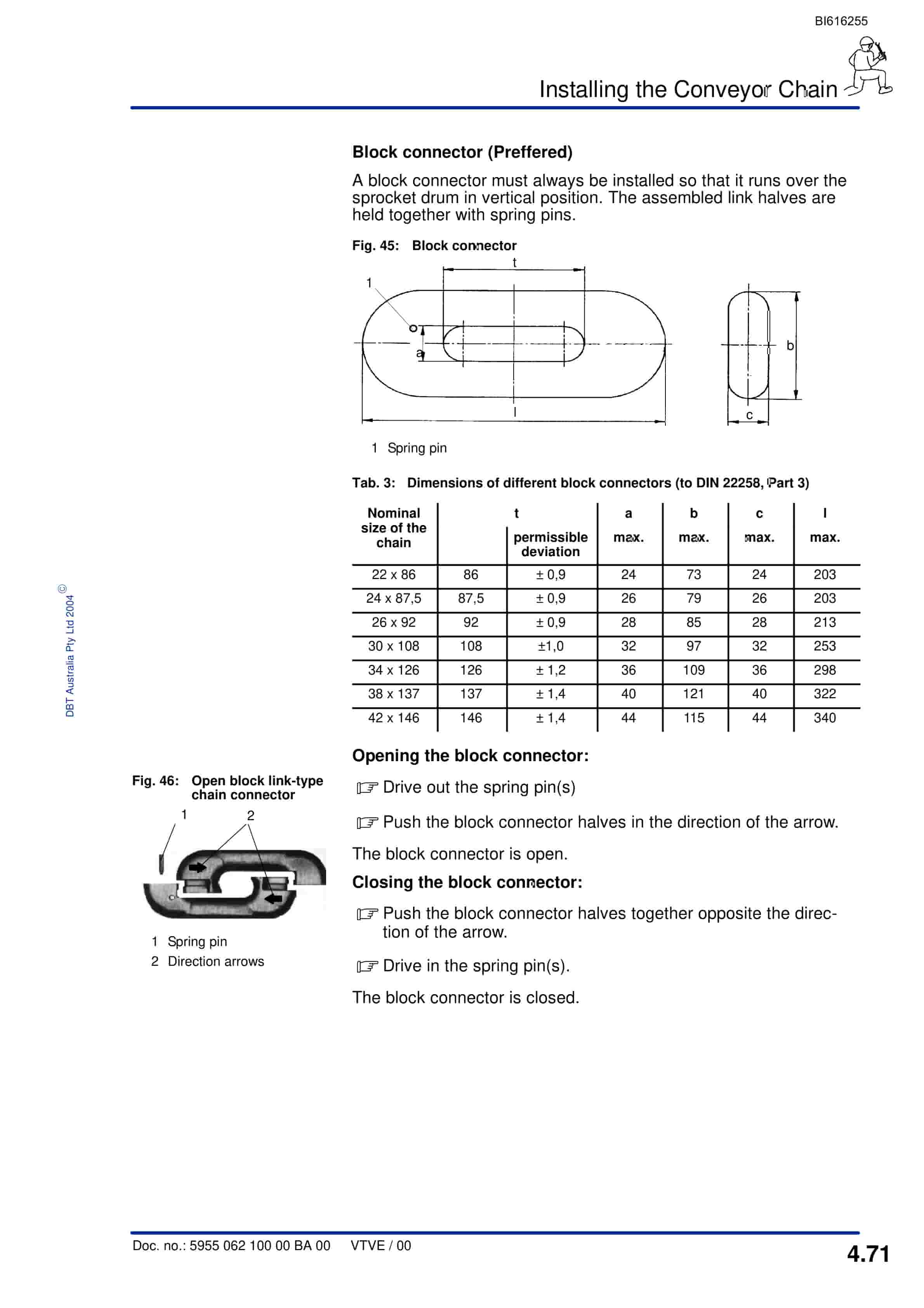 Bucyrus Face Conveyor Kestrel Technical Manual BI616255-3